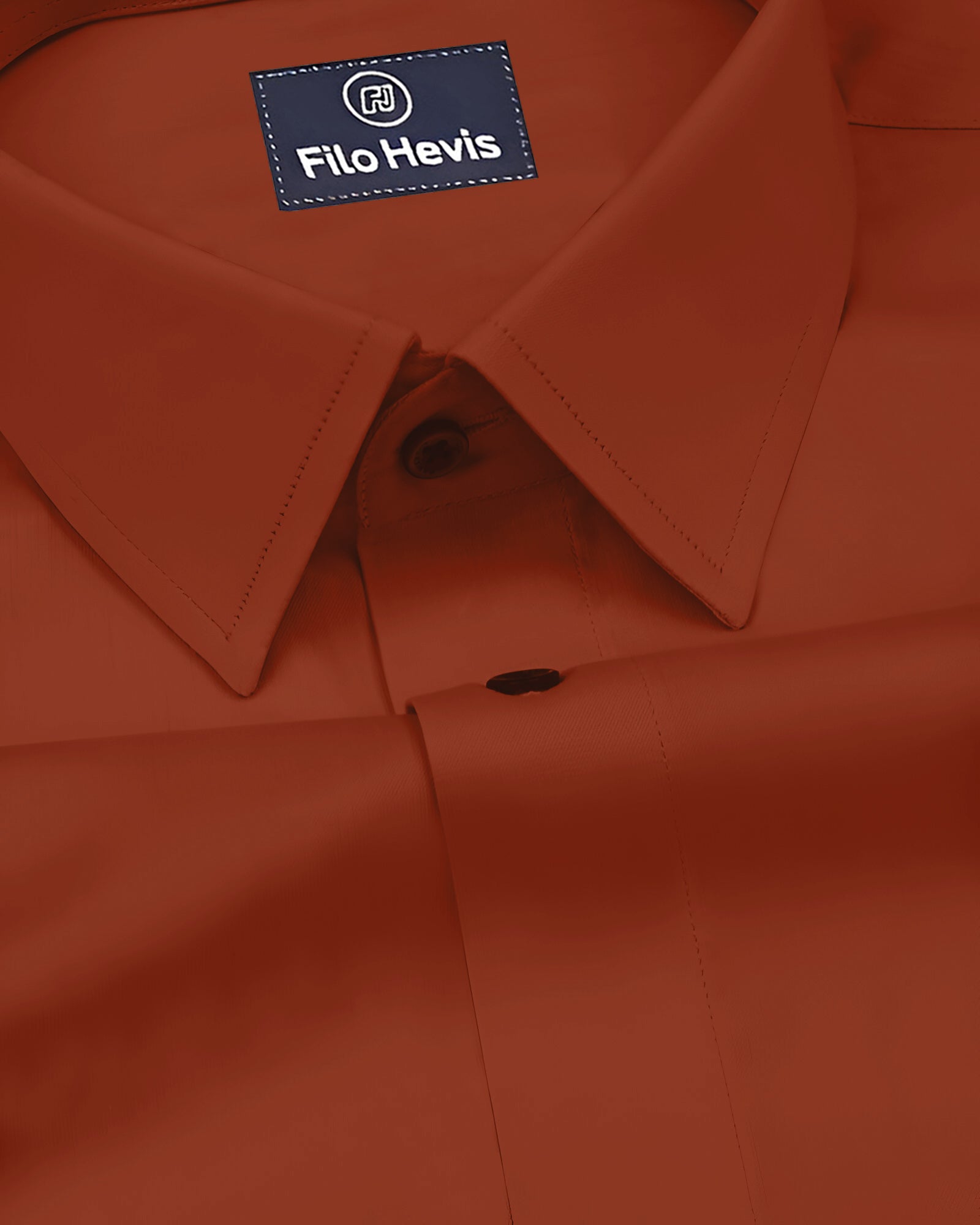Single Pocket Formal Shirts - Orange