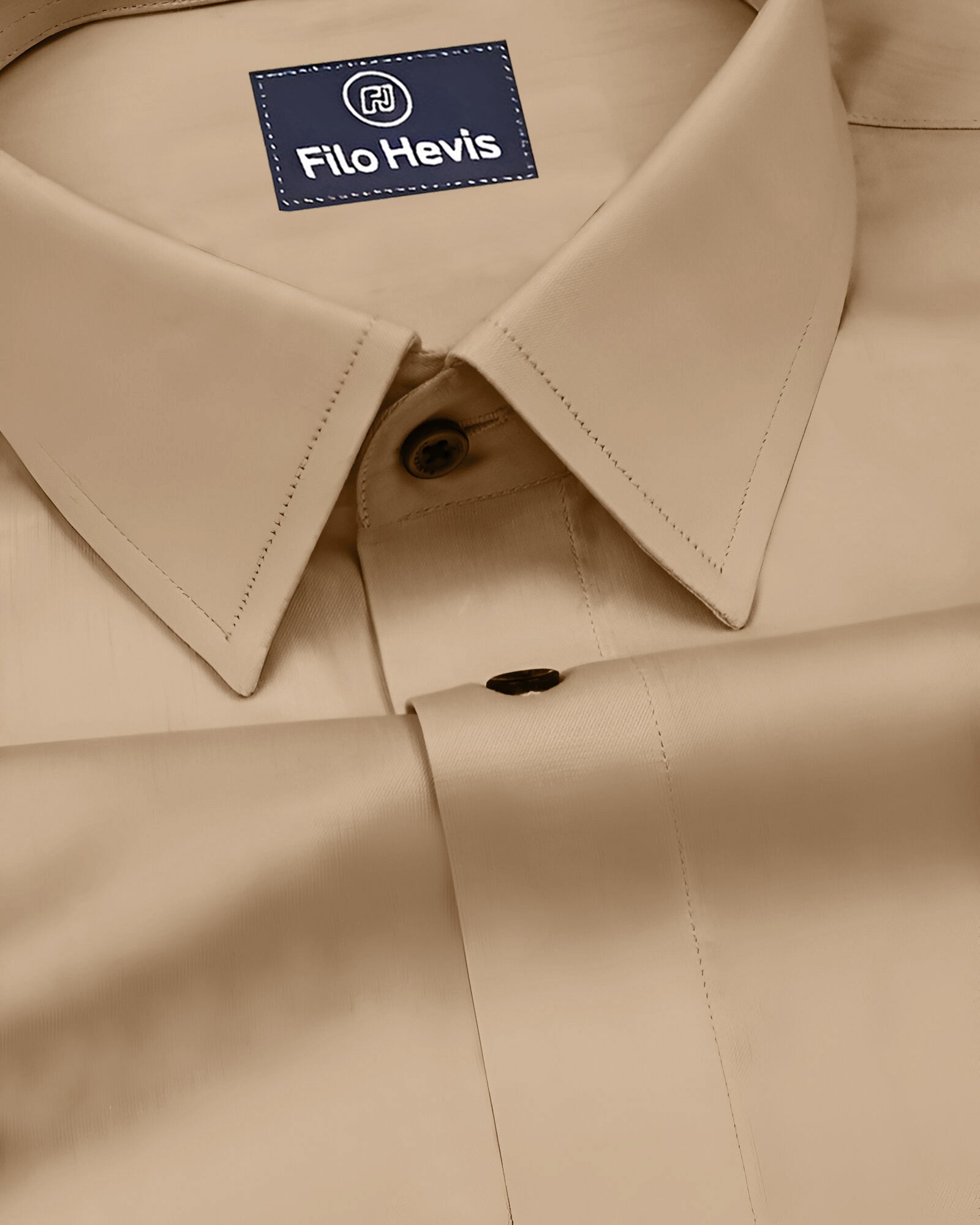 Single Pocket Formal Shirts - Cream