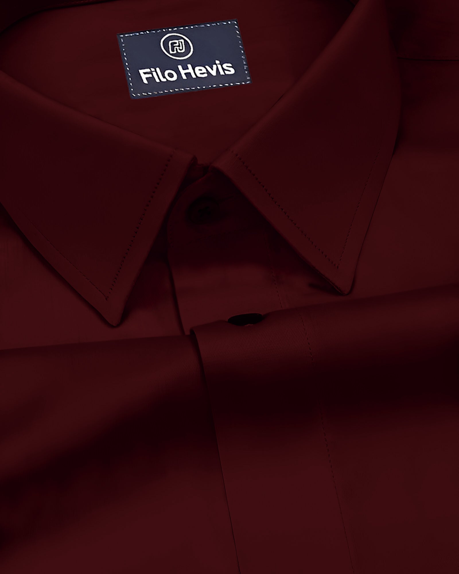 Single Pocket Formal Shirts - Maroon