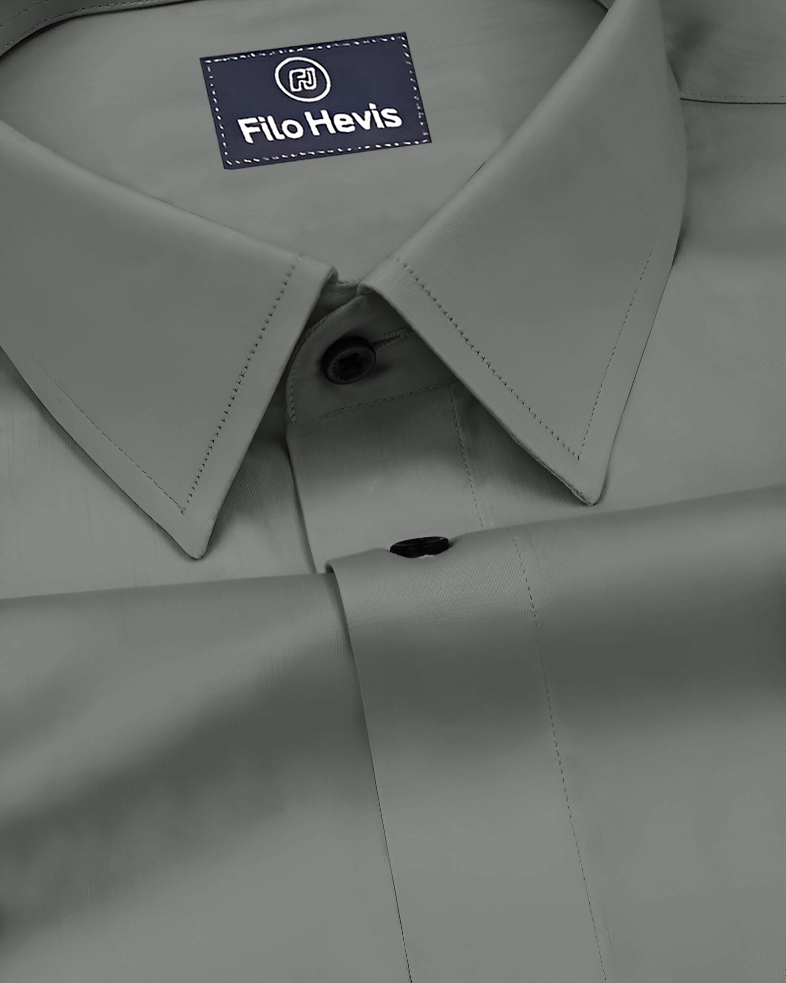 Single Pocket Formal Shirts - Grey