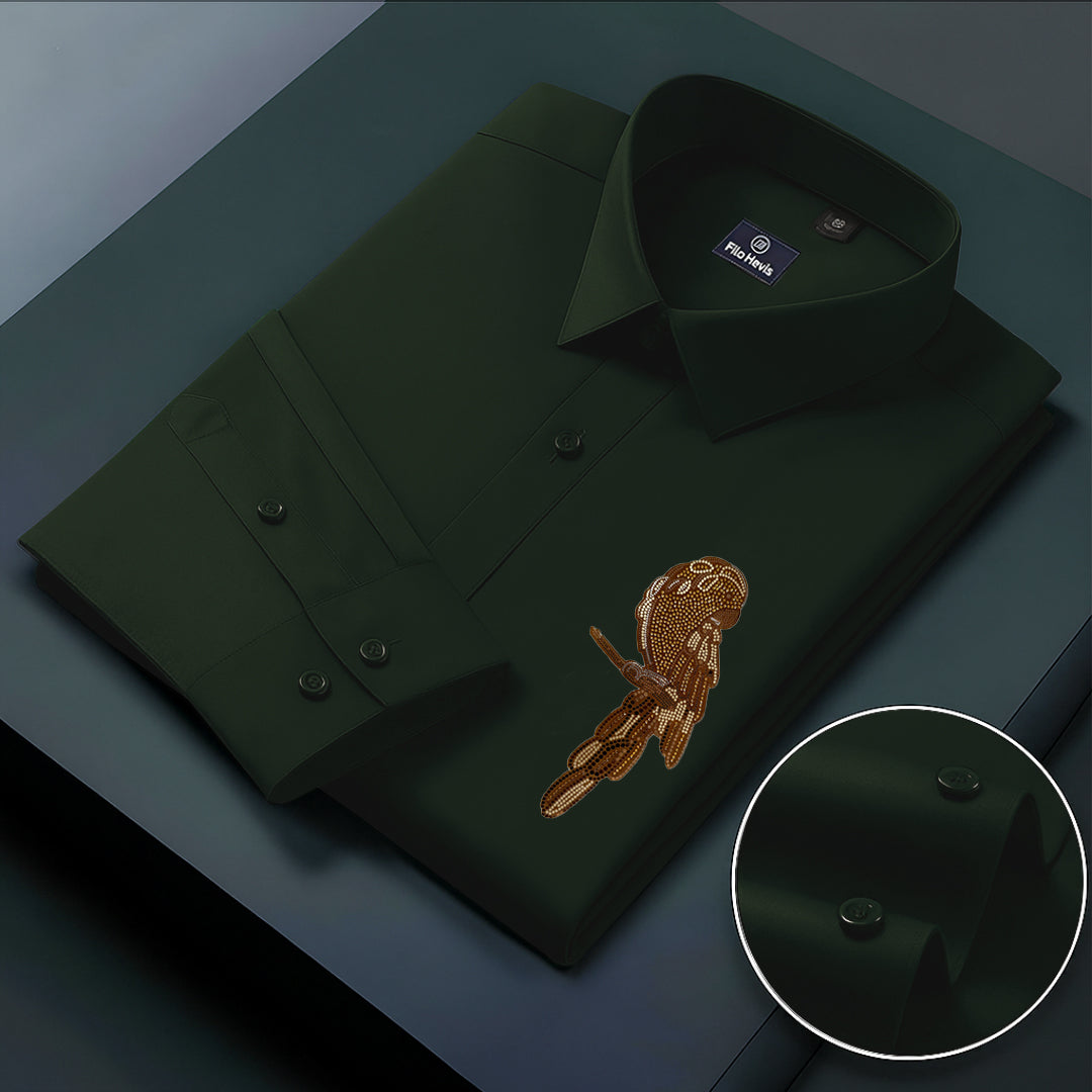 Men's ClubWear Premium Shirt - Bottle Green