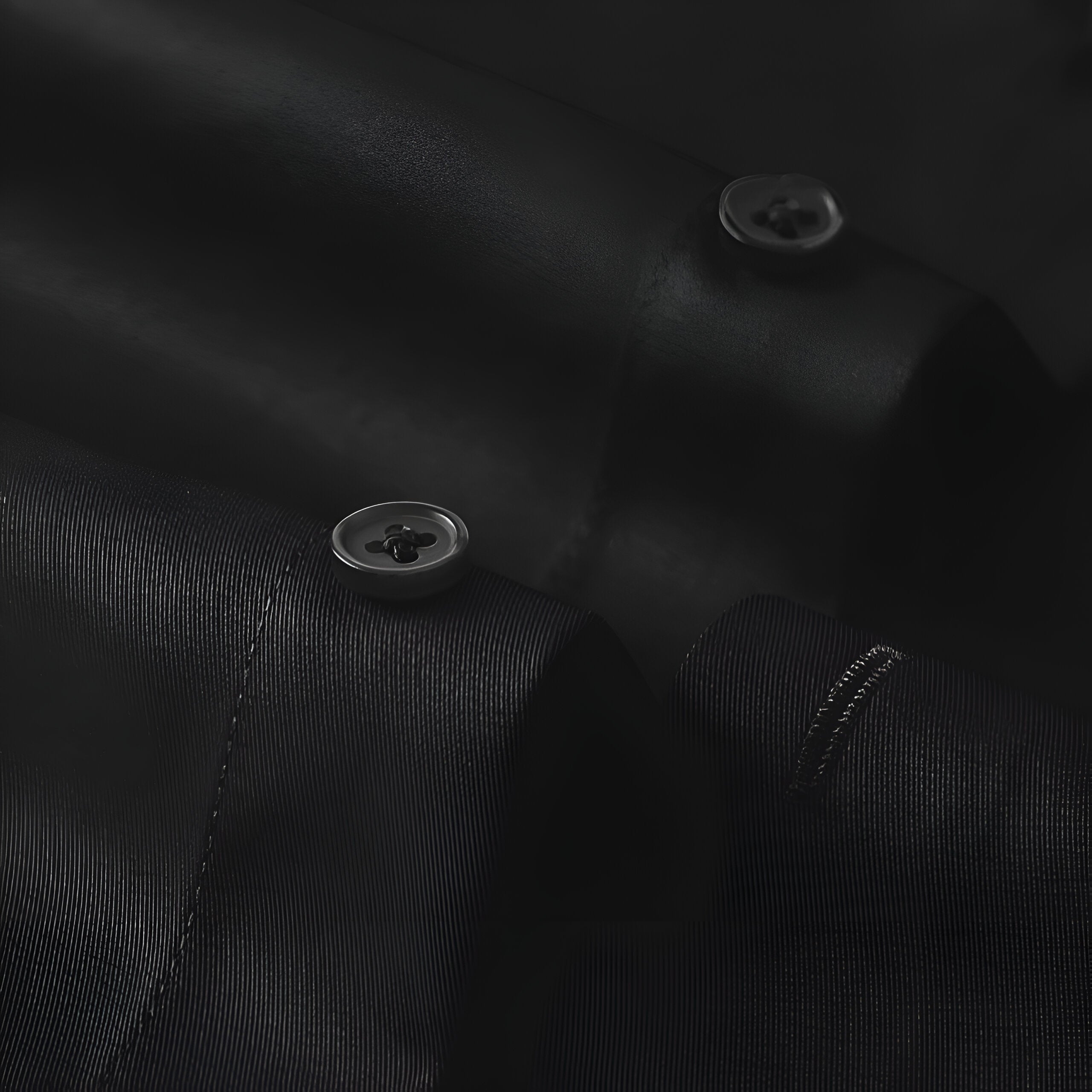 Single Pocket Formal Shirts - Black