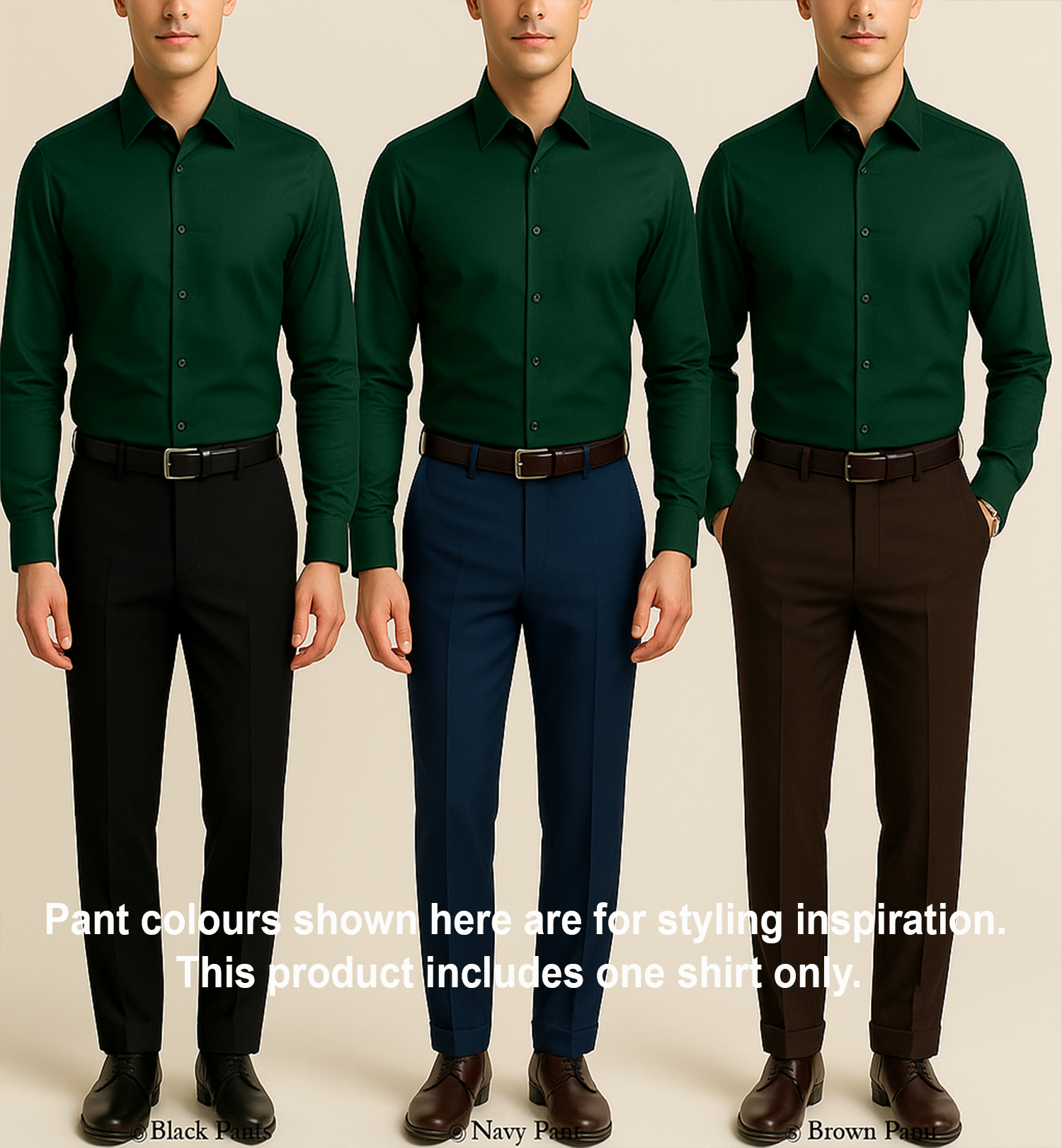 Men's Satin Lycra formal  Full Sleeve Shirt Dark Green/Phthalo Green