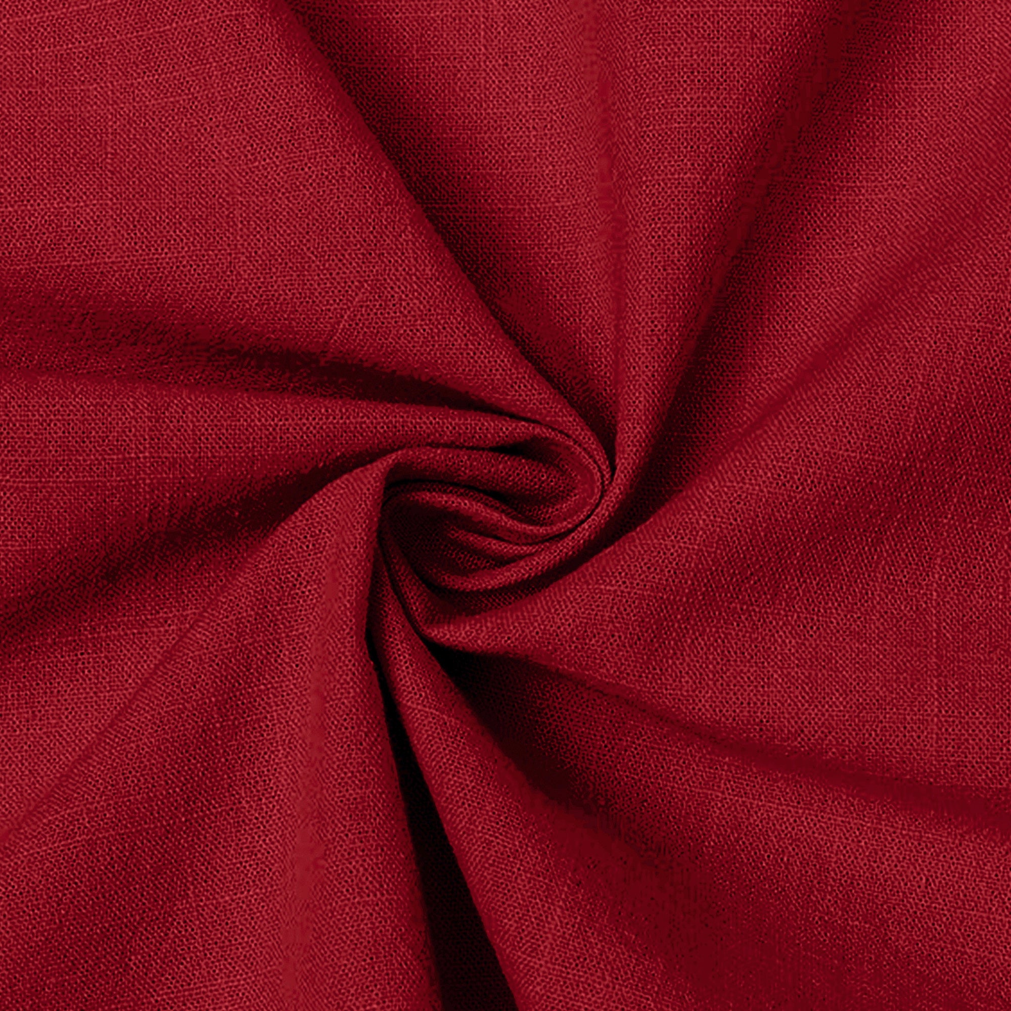 MEN’S CHINESE COLLAR SHIRT | FULL SLEEVE COTTON LINEN T-NECK SHIRT | RED COLOR