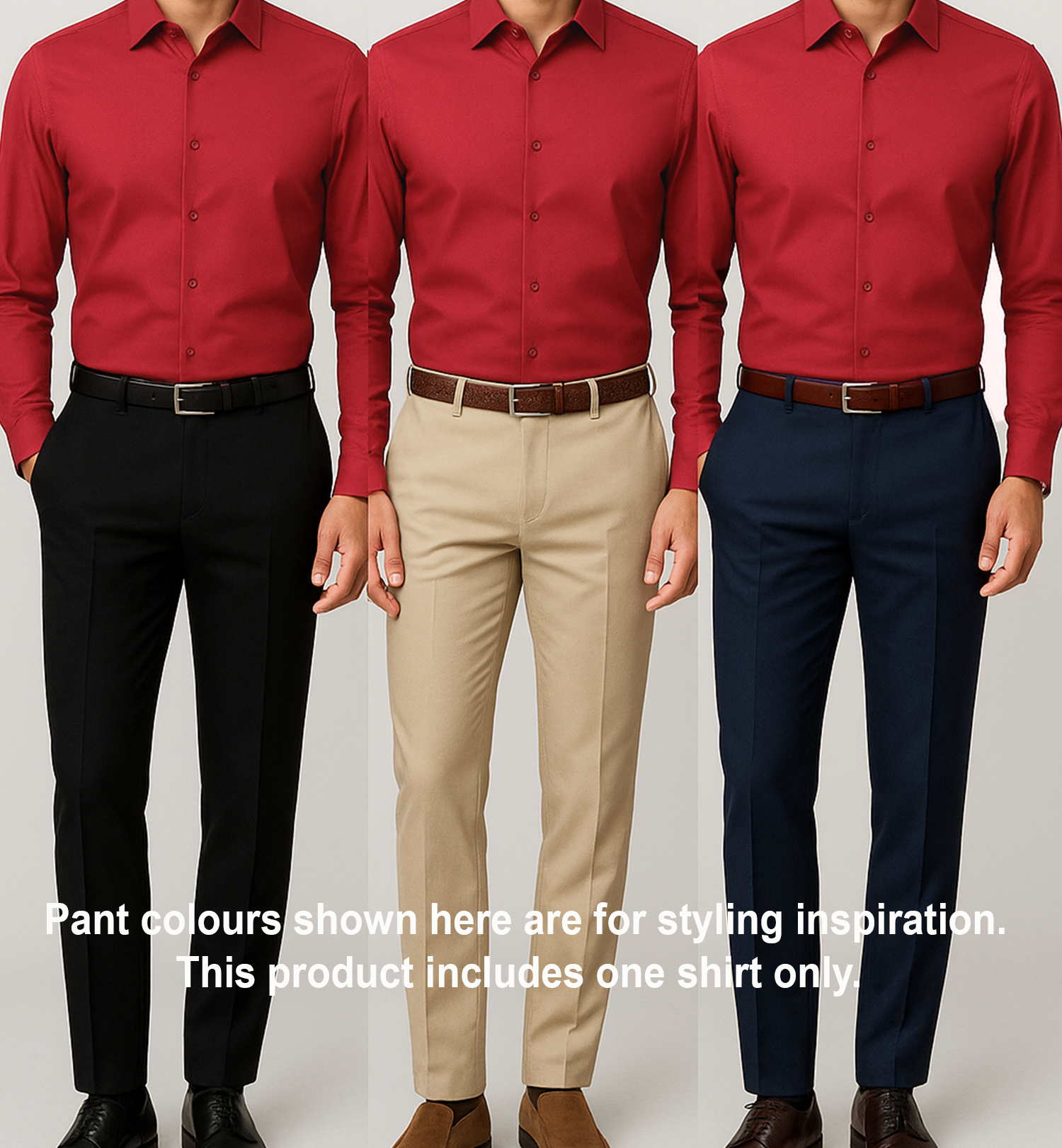 Men's Satin Lycra formal Full Sleeve Shirt Red