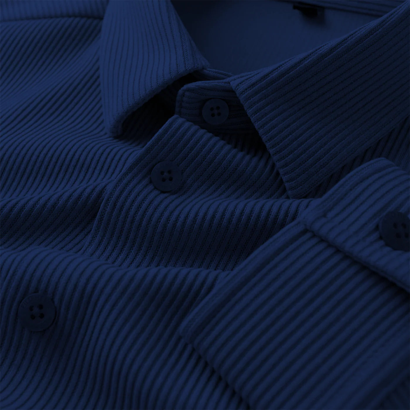 self cord casual shirts navy blue