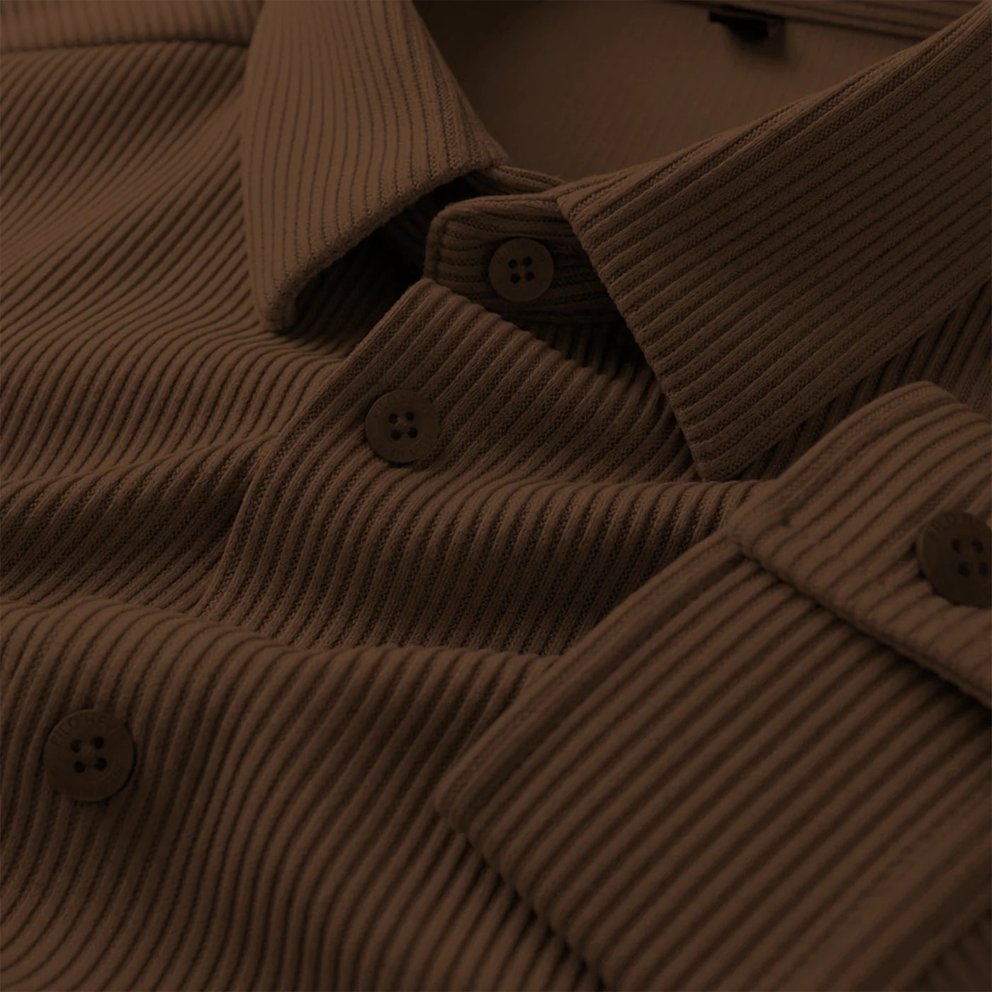 Brown Striped Casual Shirt for Men