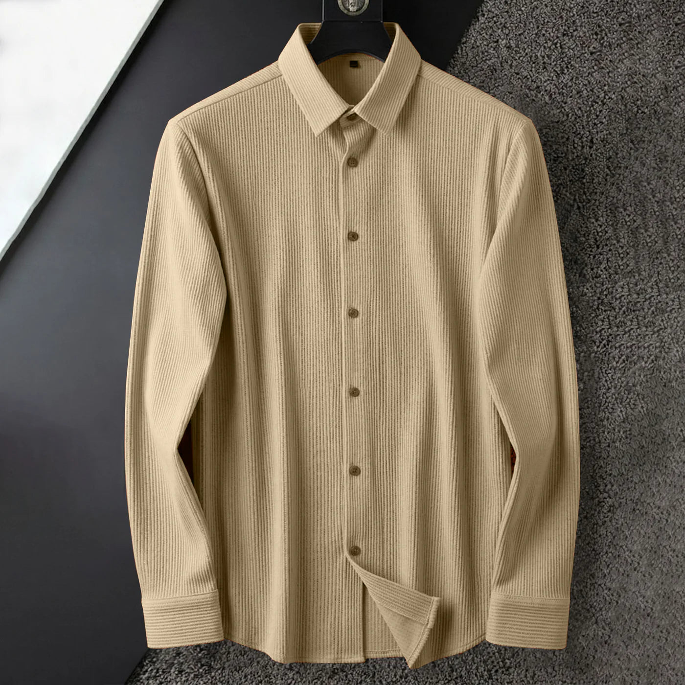 beige corduroy shirts full sleeve
