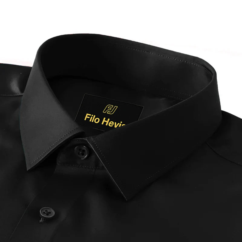formal black shirt