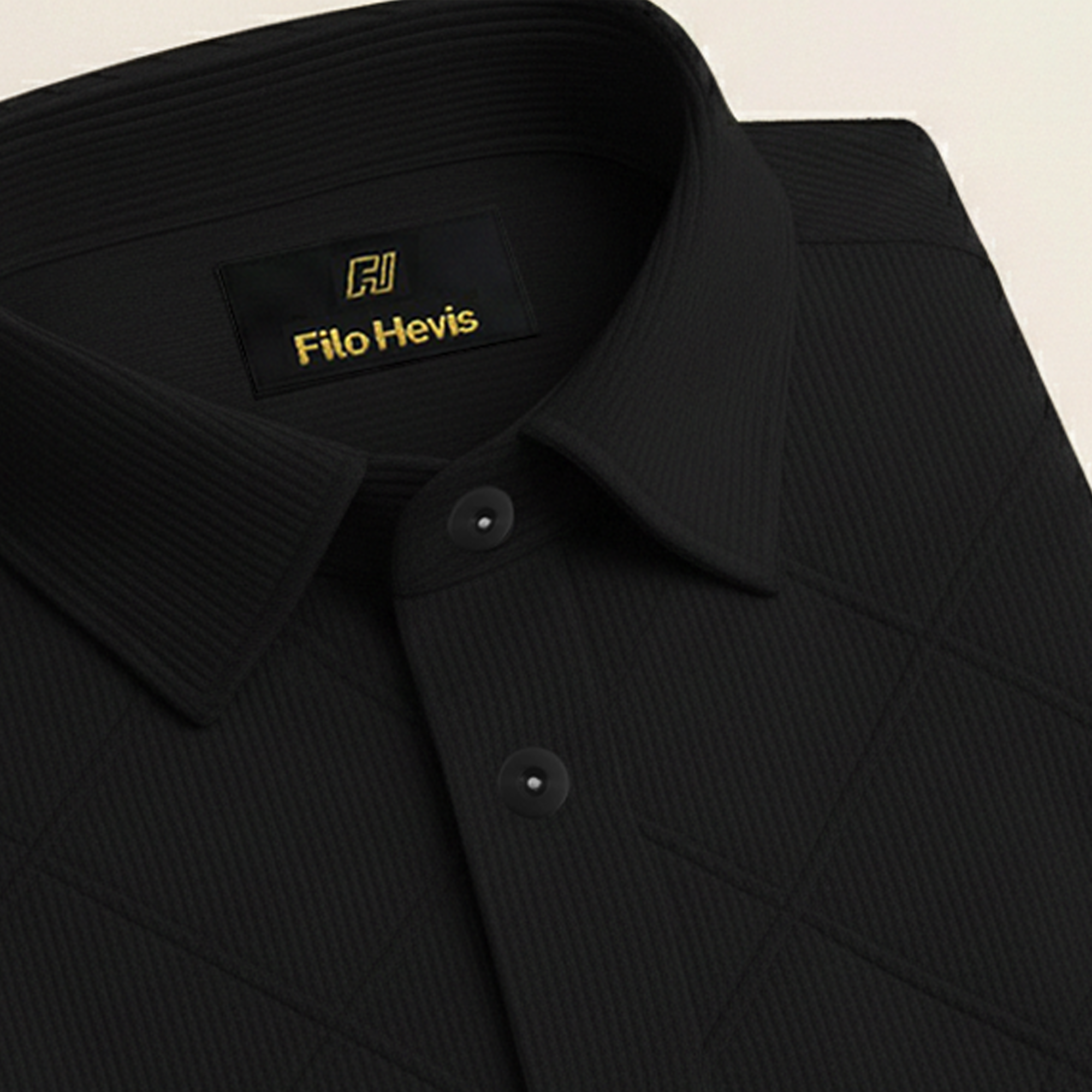 CORDUROY SHIRT FOR MEN | SOFT TEXTURED PRE-WINTER Shirt - BLACK