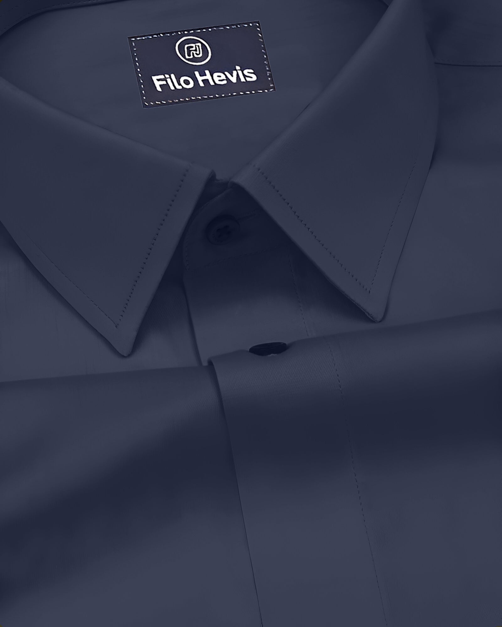 Single Pocket Formal Shirts - Navy Blue