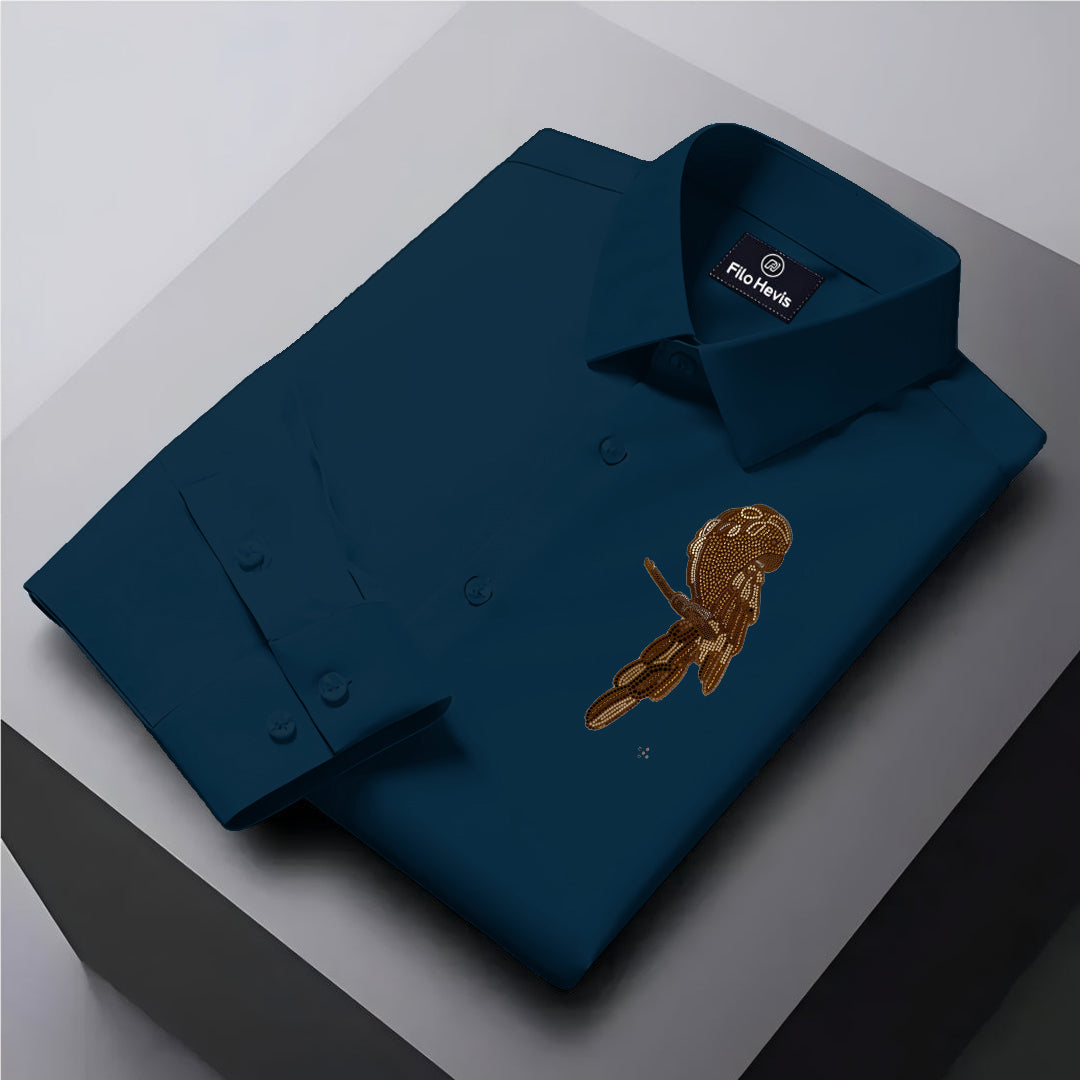 Men's ClubWear Premium Shirt - Teal Blue