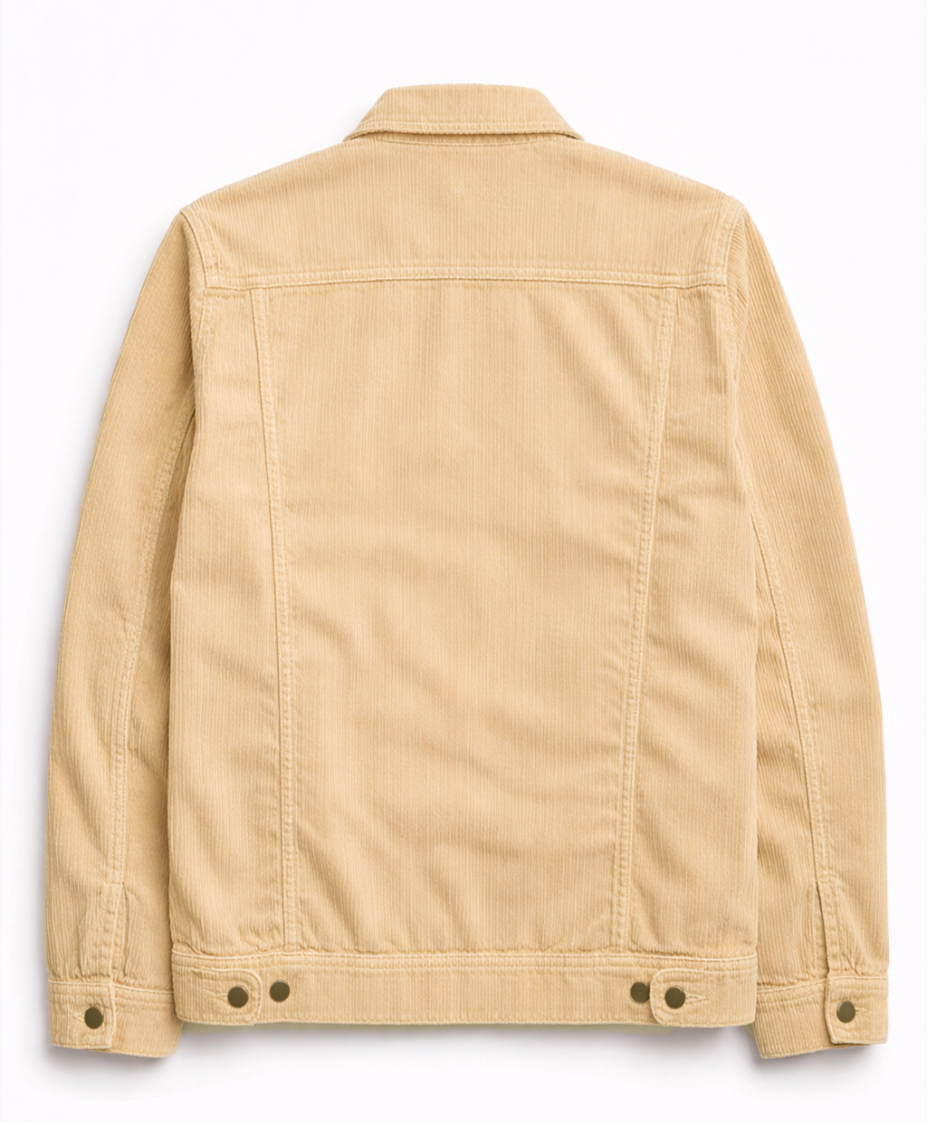 Men’s Beige Corduroy Trucker Jacket
