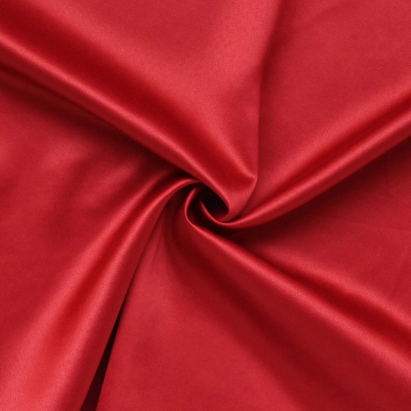 CVC Poly Satin formal Shirt For Men-Red