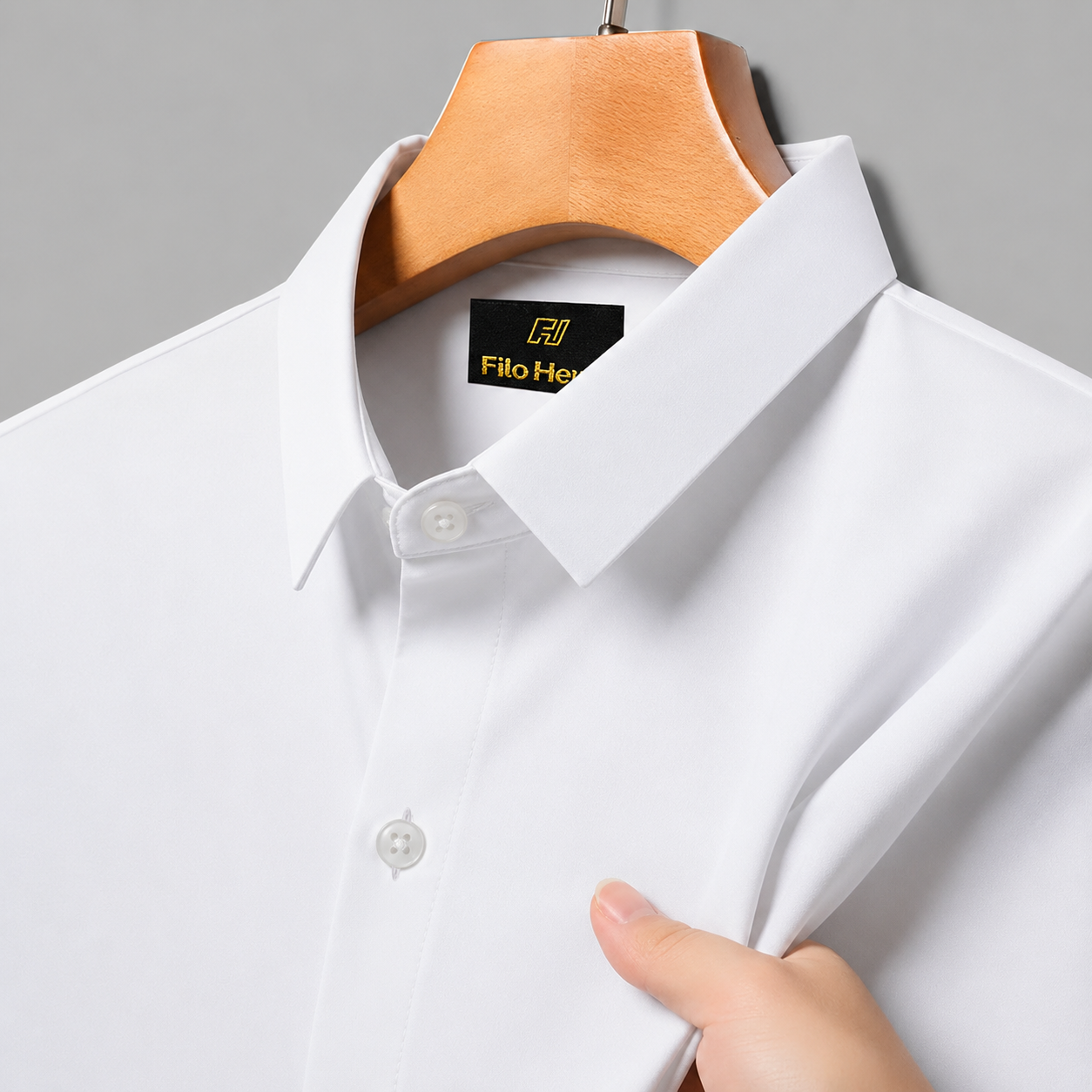 Japanese Lycra Stretch Formal Shirt for Men | White