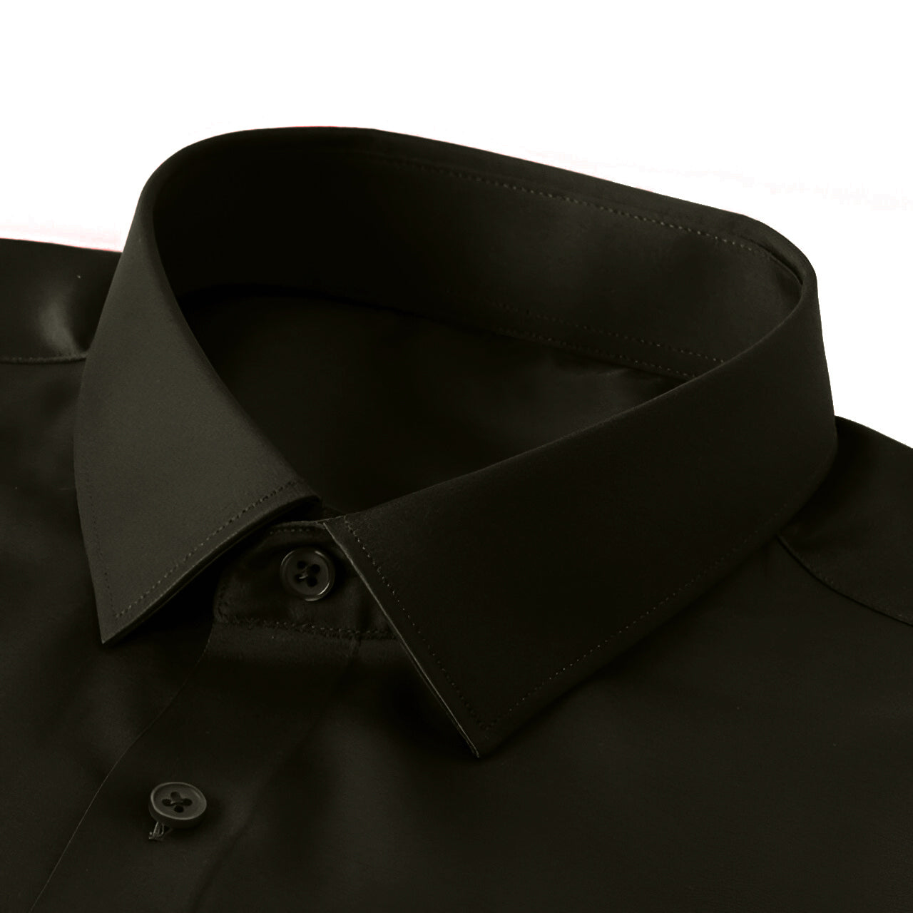 Men's Formal Regular Fit Full Sleeve Shirt - Dark Olive