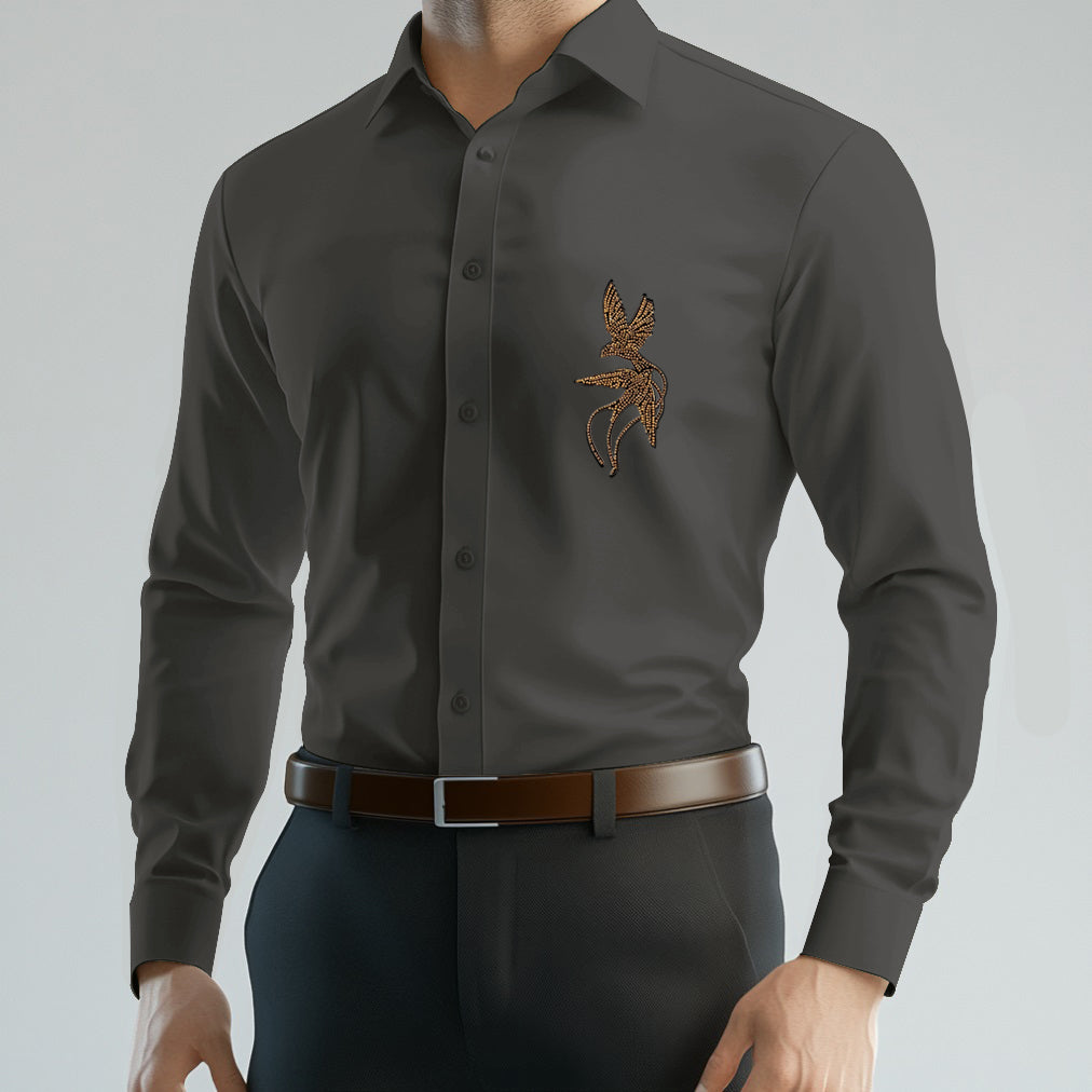 Men's ClubWear Premium Shirt - Dark Grey