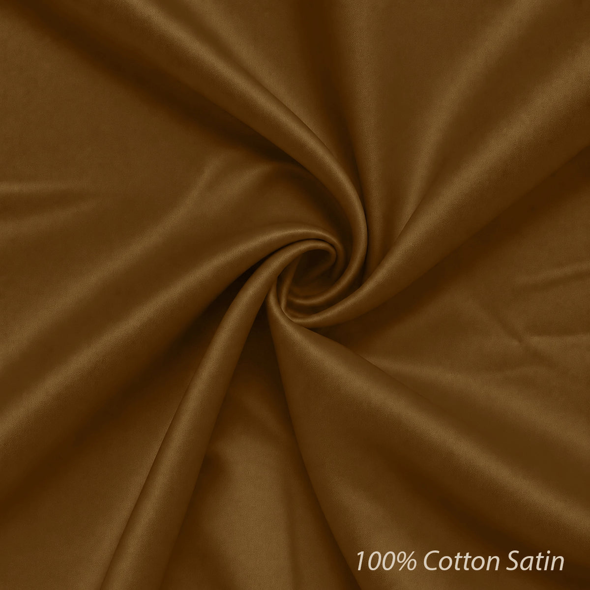Cotton Satin Formal Shirt for Men - Regular Fit Full Sleeve | BROWN