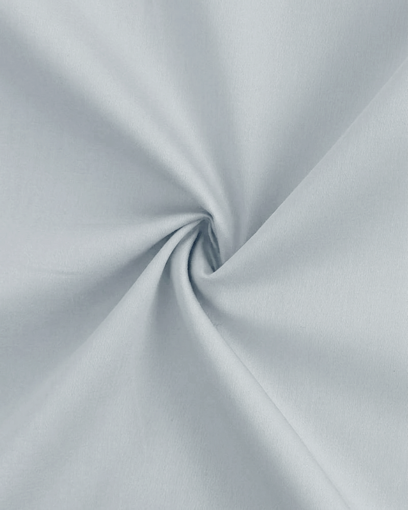 Platinum Cotton Satin Formal Shirt for Men - with Pocket | Grey