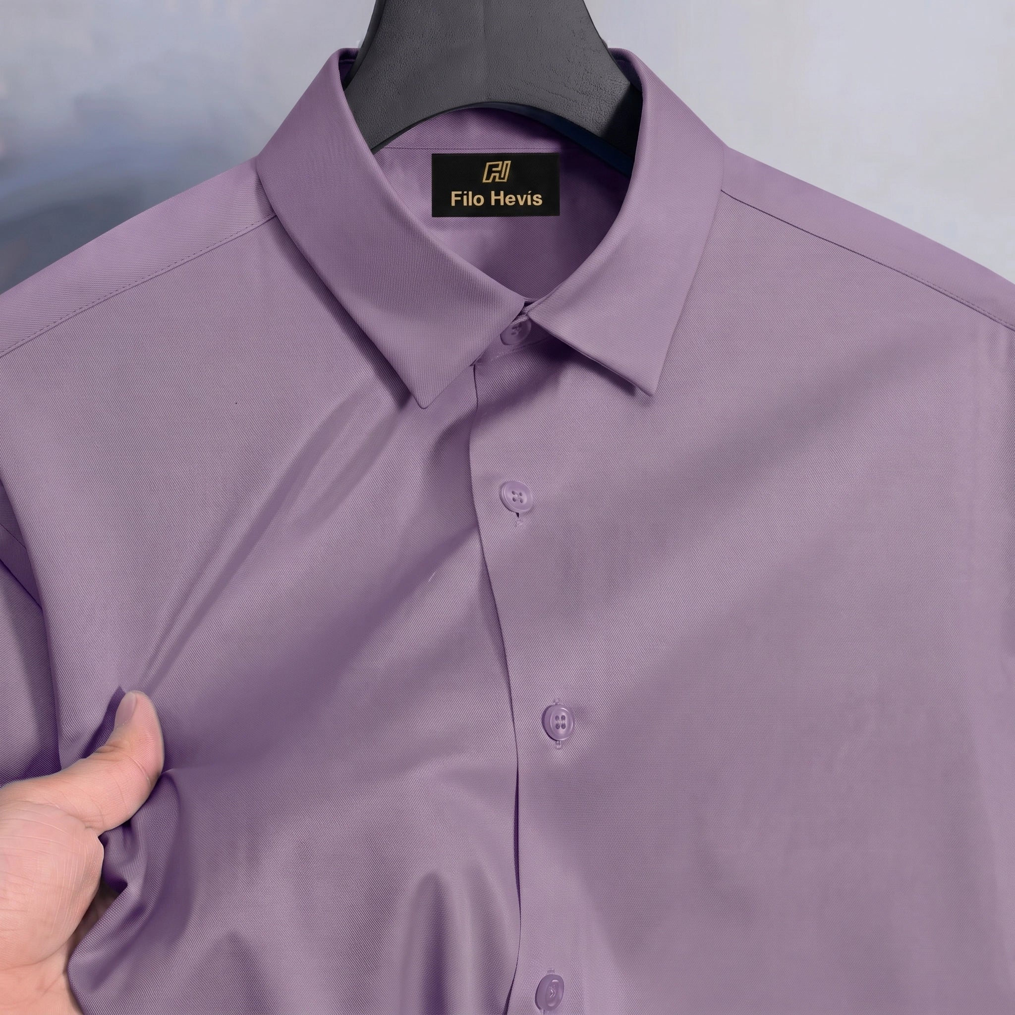 Anti Wrinkle Satin Lycra Formal Shirt (Imported Fabric)| Onion