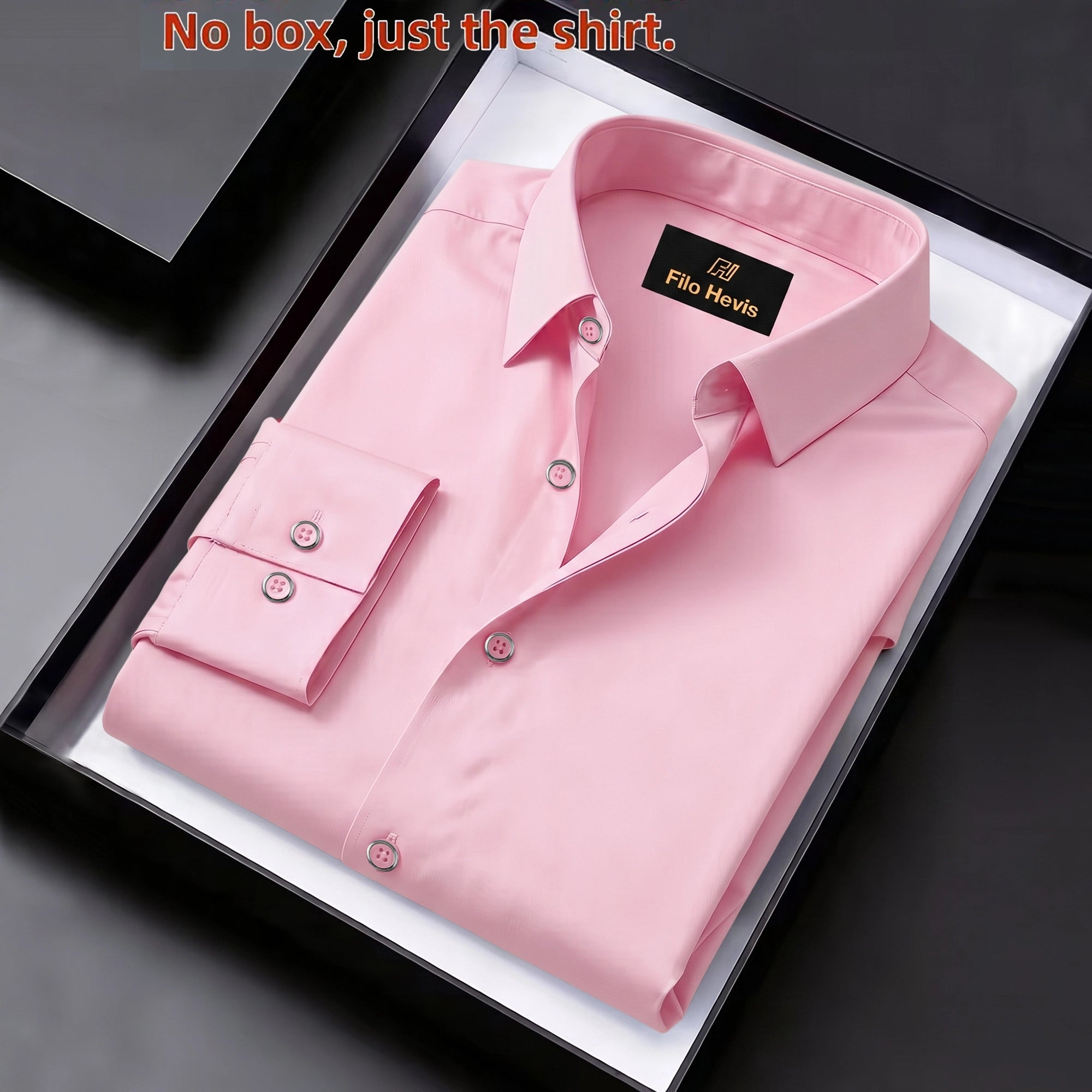 Anti Wrinkle Satin Lycra Formal Shirt (Imported Fabric)| Pink