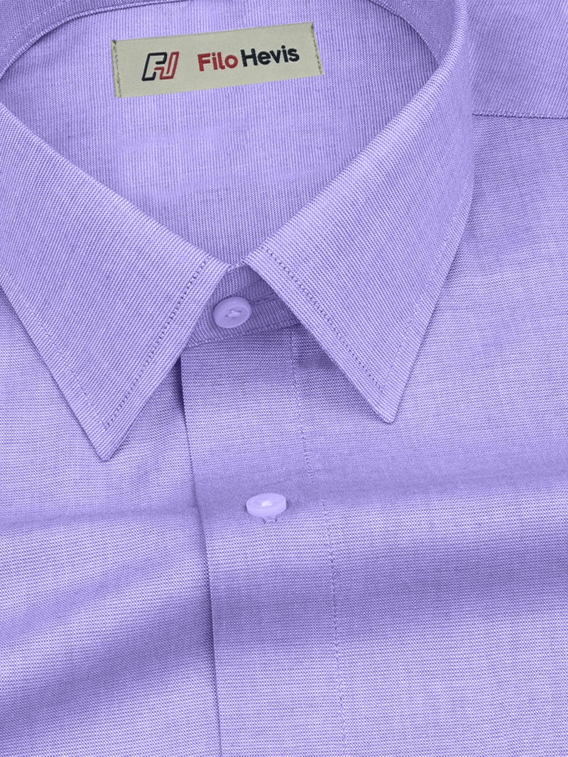 Filafil Fabric Formal Shirt for Men - Regular Fit | Purple