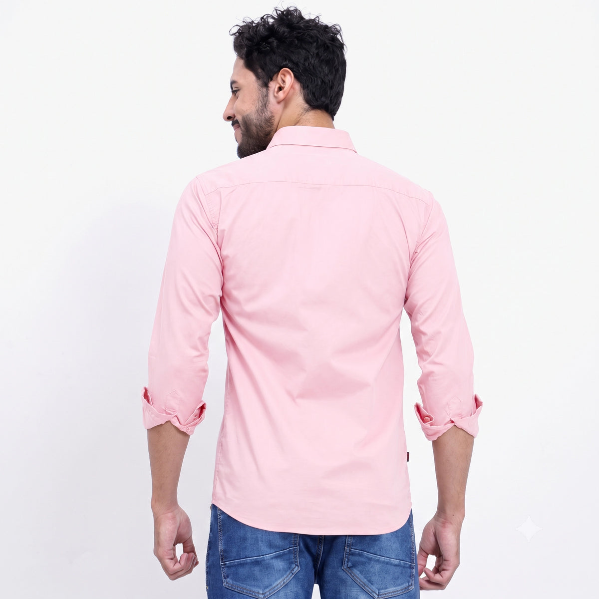MENS FORMAL REGULAR FIT FULL SLEEVE SHIRT LIGHT PINK