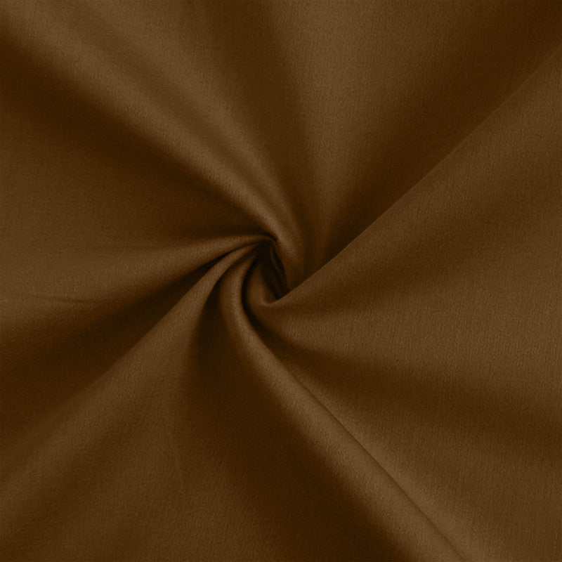 Cotton Satin Formal Shirt for Men - Regular Fit Full Sleeve | BROWN Filo Hevis