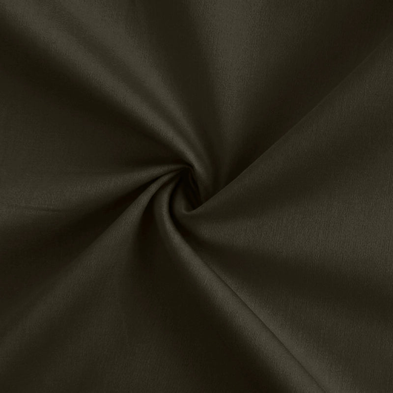 Cotton Satin Formal Shirt for Men - Regular Fit Full Sleeve | Dark Olive Filo Hevis