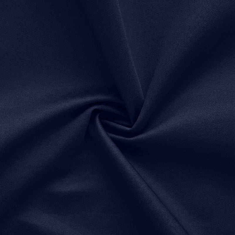 Cotton Satin Formal Shirt for Men - Regular Fit Full Sleeve | NAVY BLUE Filo Hevis