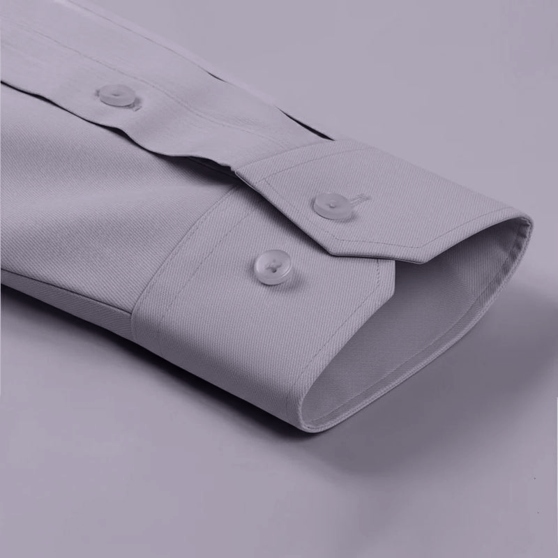 Cotton Formal Shirt for Men - Regular Fit Full Sleeve | Light Onion