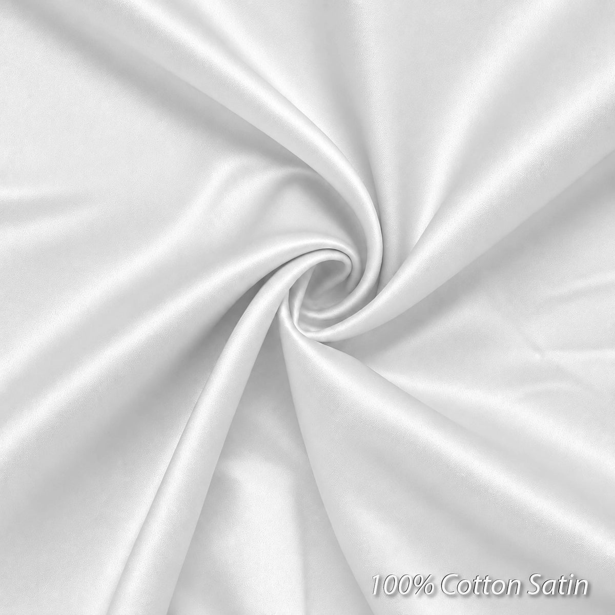 Cotton Satin White Formal Shirt for Men - Regular Fit Full Sleeve