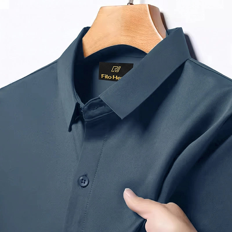Japanese Lycra anti-wrinkle shirt | Party wear | Dark Grey
