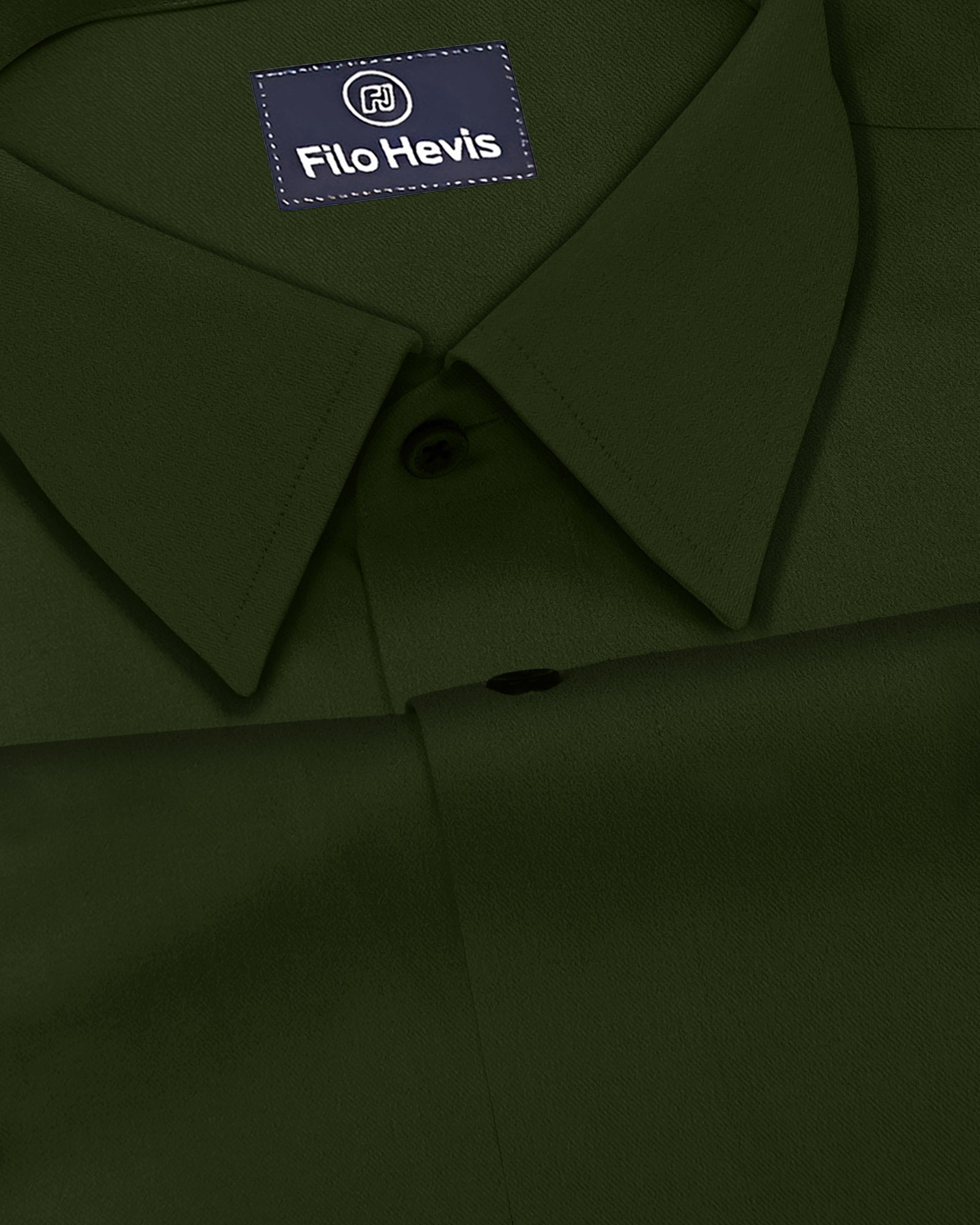 Men Mustang Lycra Soft Stretchable Shirt- Olive Green