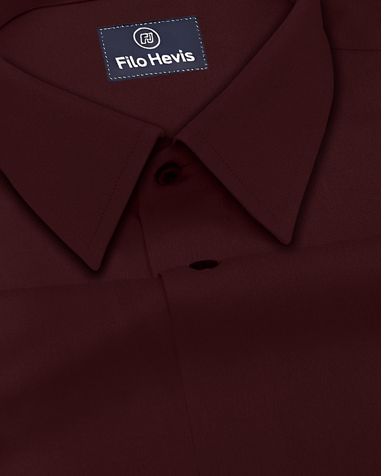 Men Mustang Lycra Soft Stretchable Shirt- Dark Maroon