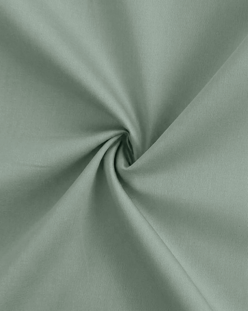 Platinum Cotton Satin Formal Shirt for Men - with Pocket | Pista Green