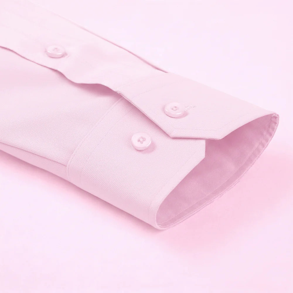 Cotton Formal Shirt for Men - Regular Fit Full Sleeve | LIGHT PINK