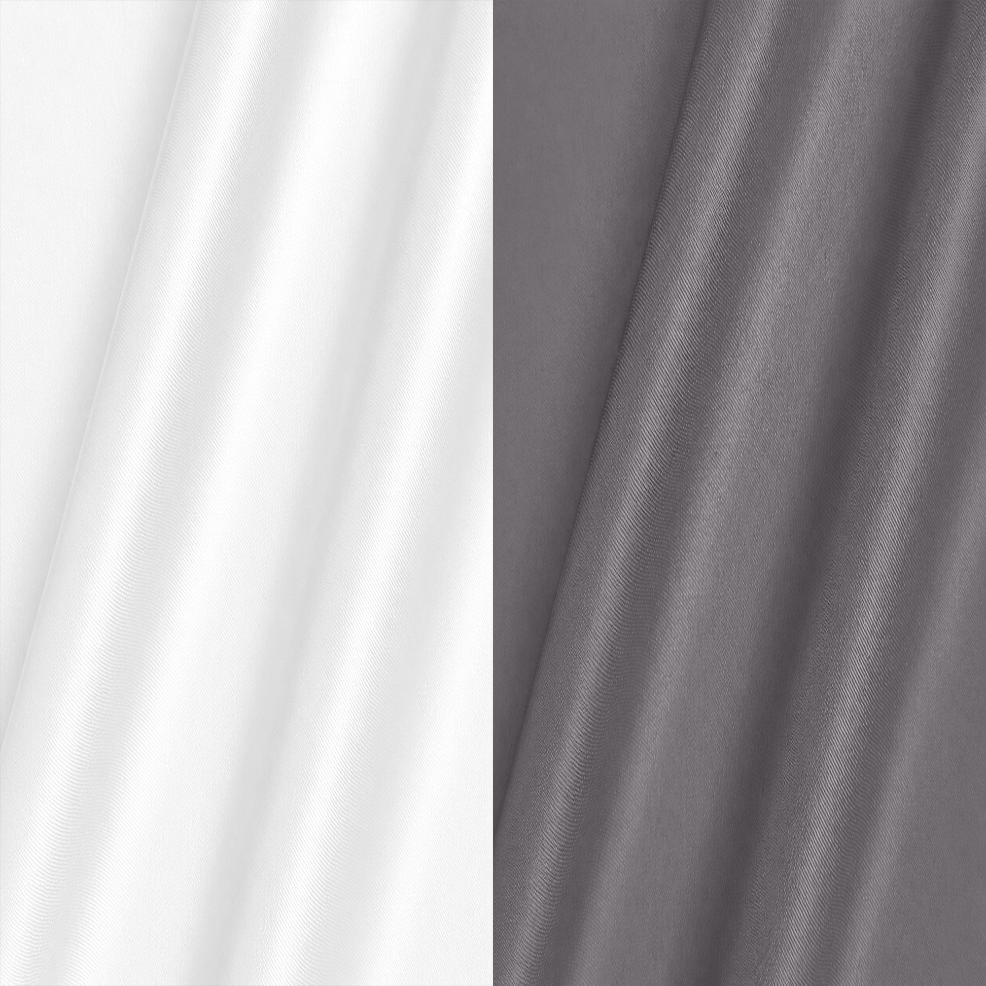 Combo of 2 Men's Imported Satin formal Shirt White & Grey