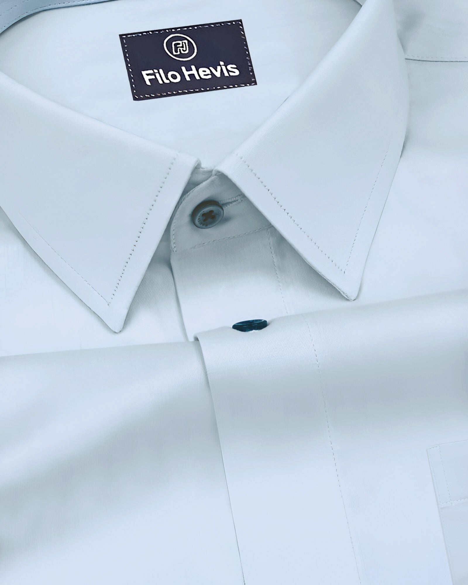 PLUS SIZE FORMAL SHIRTS IN COTTON FOR MEN (Single Pocket)- Grayish Green