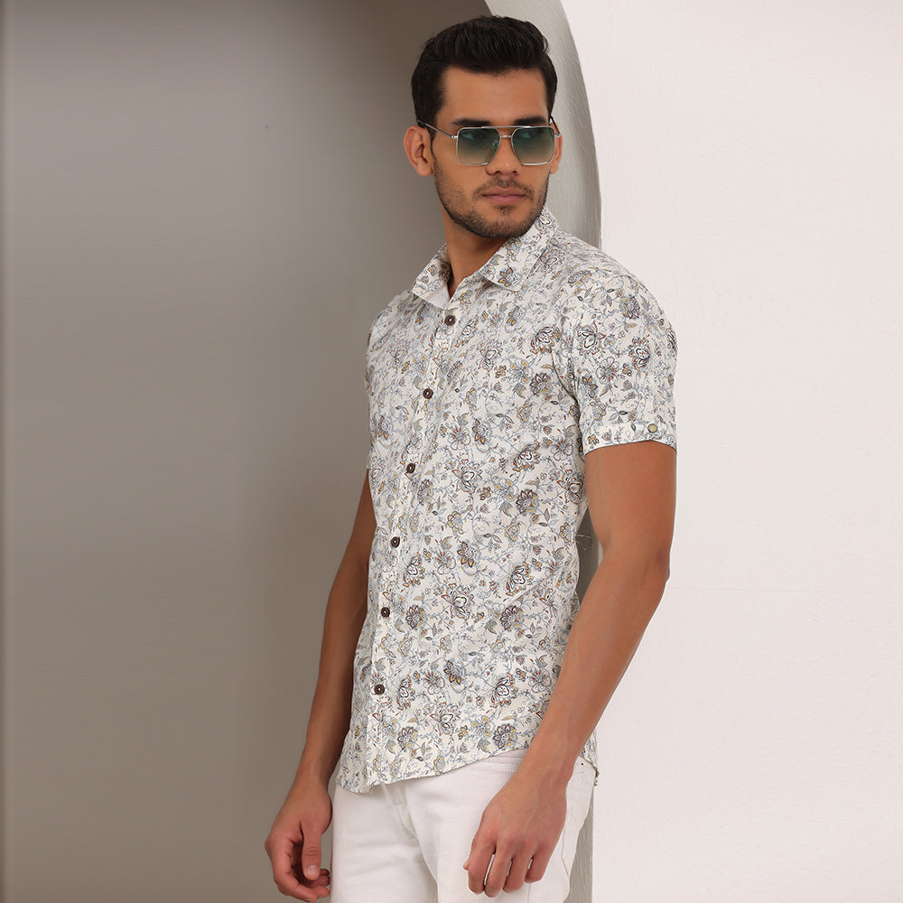 Half Sleeves Printed Shirt