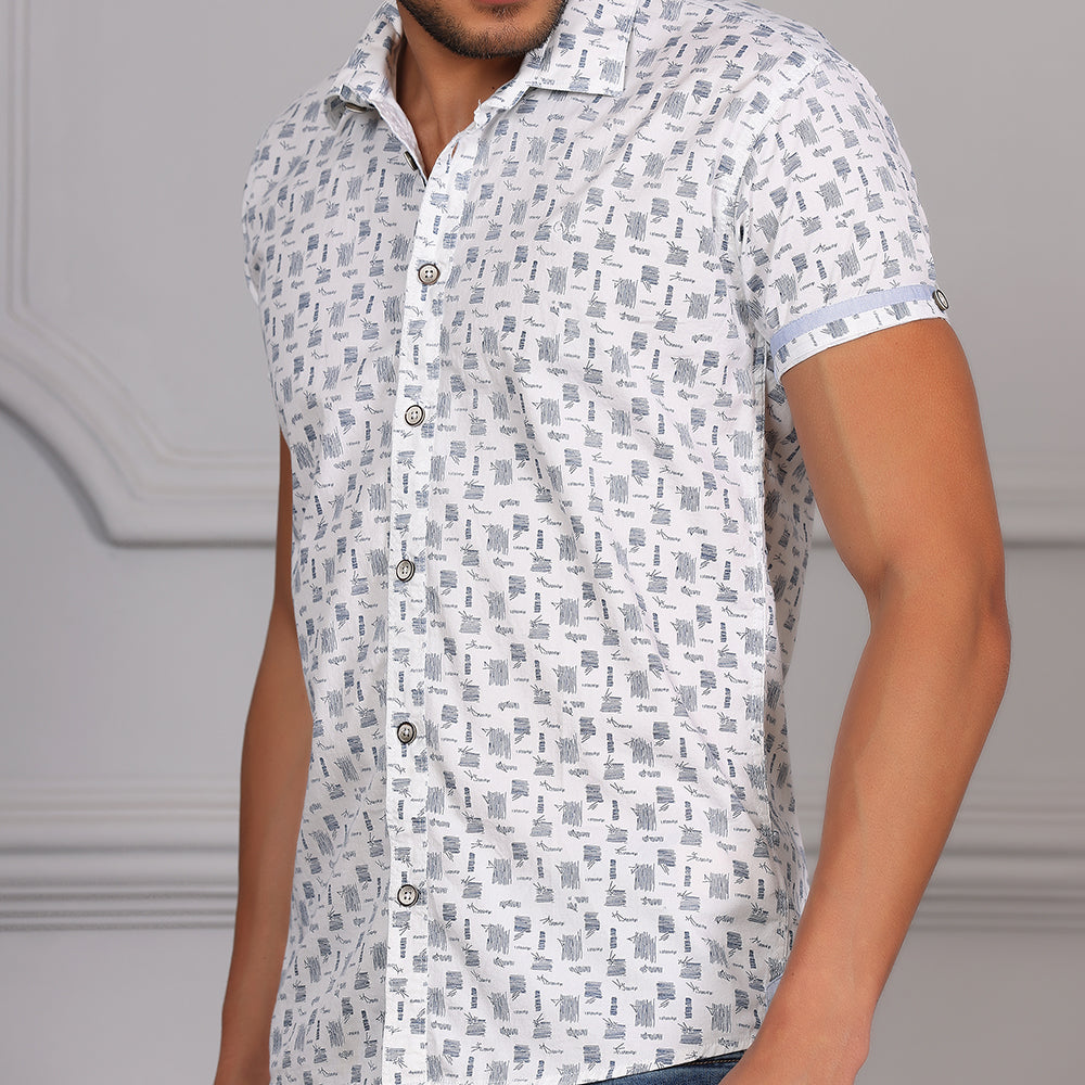 Half Sleeves Printed Shirt