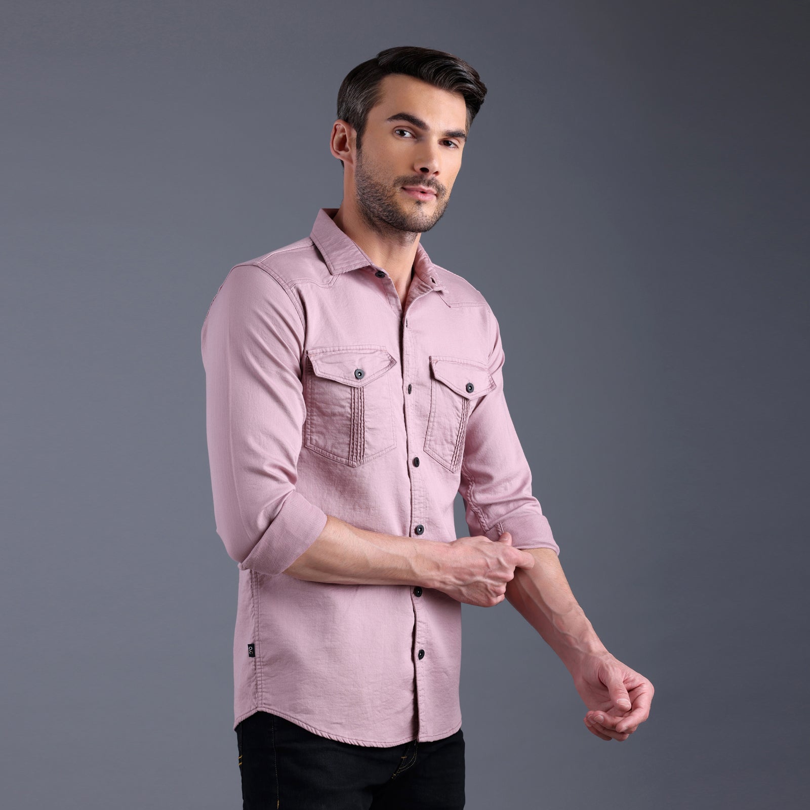 Men's Cargo Pink Shirt