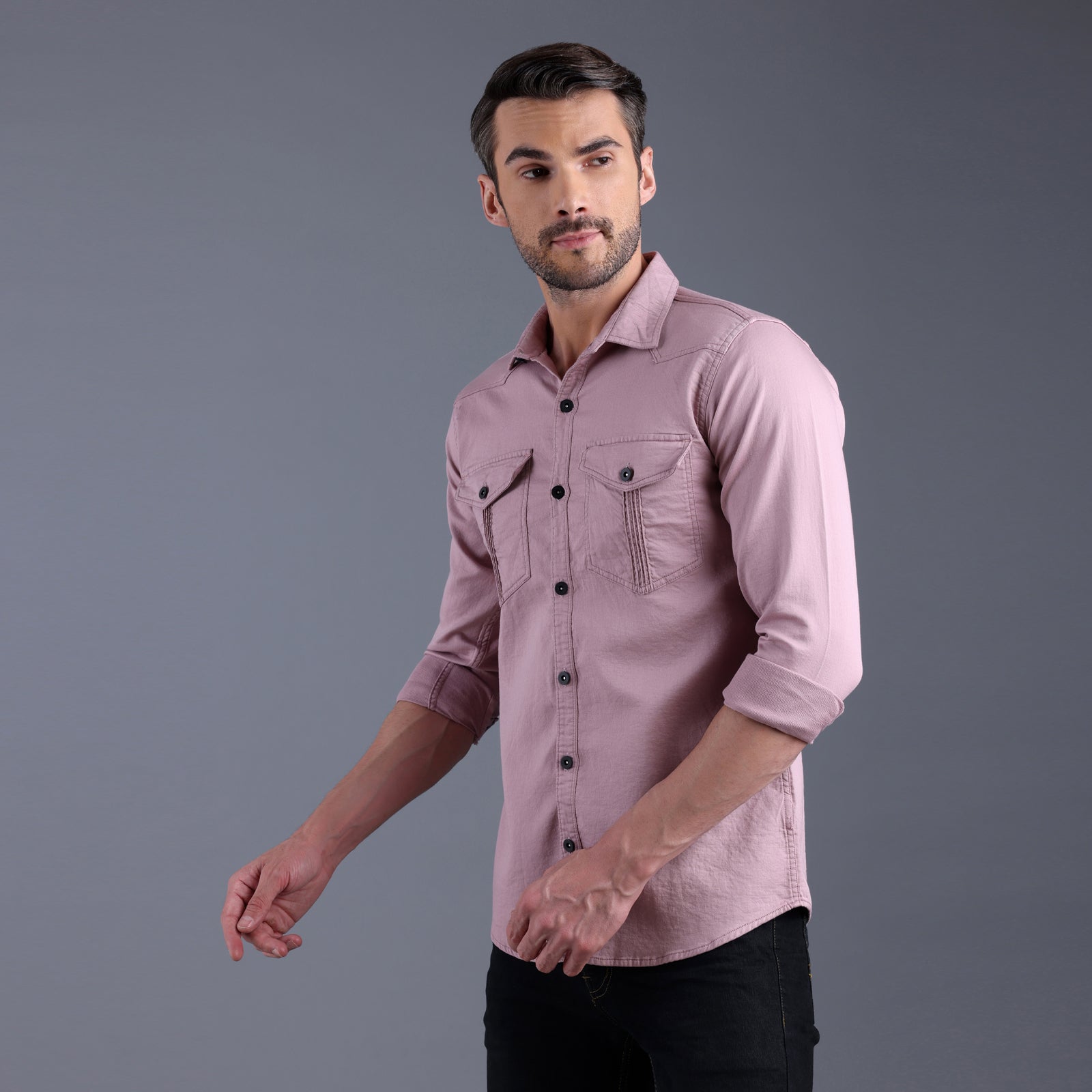 Men's Cargo Pink Shirt