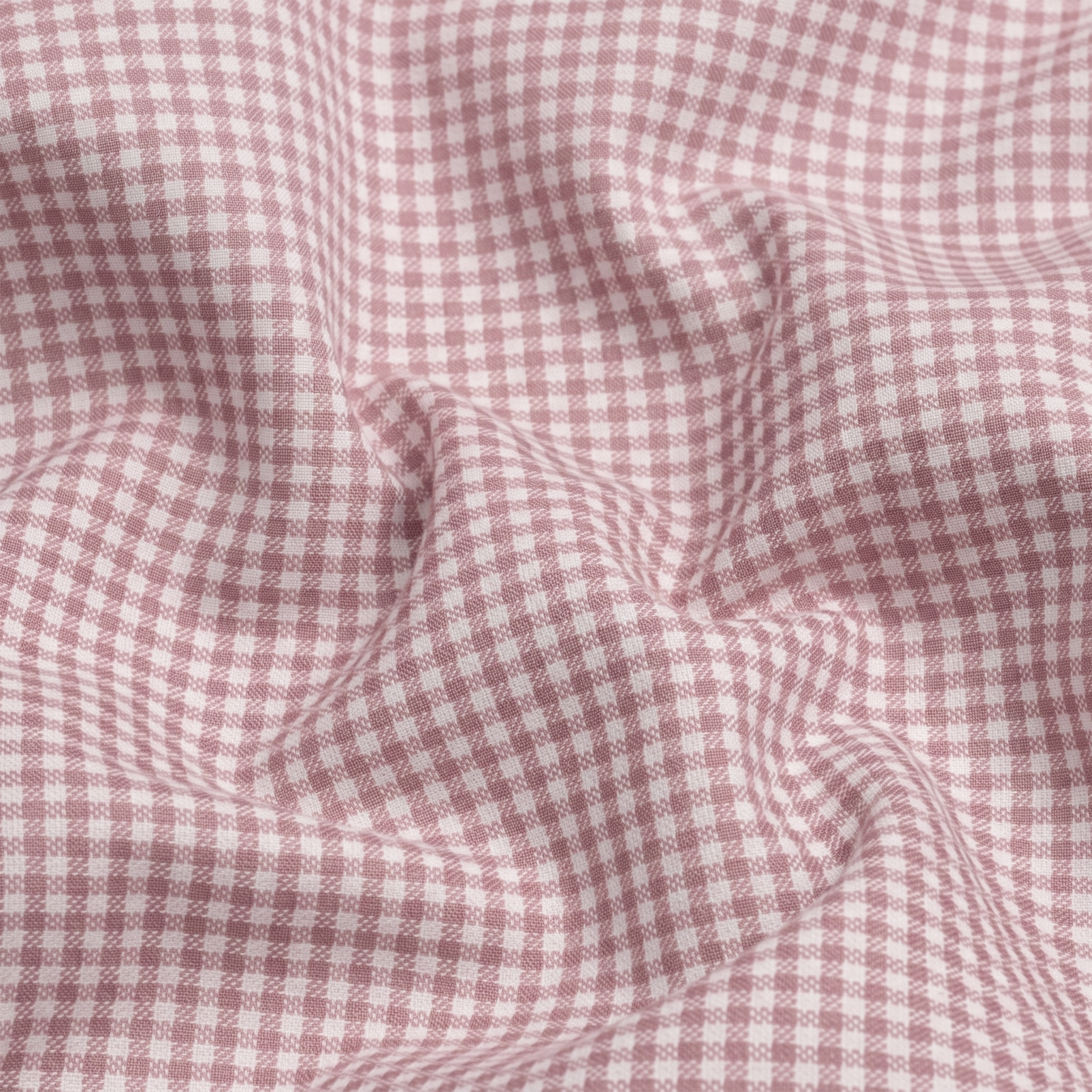 Men's Cotton Check Shirt-Light-Pink, Regular Fit, All-Day Comfort