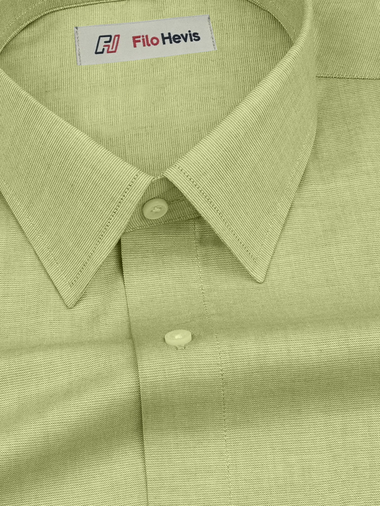 Filafil Fabric Regular Fit Formal Shirt Full Sleeve -Light pastel green