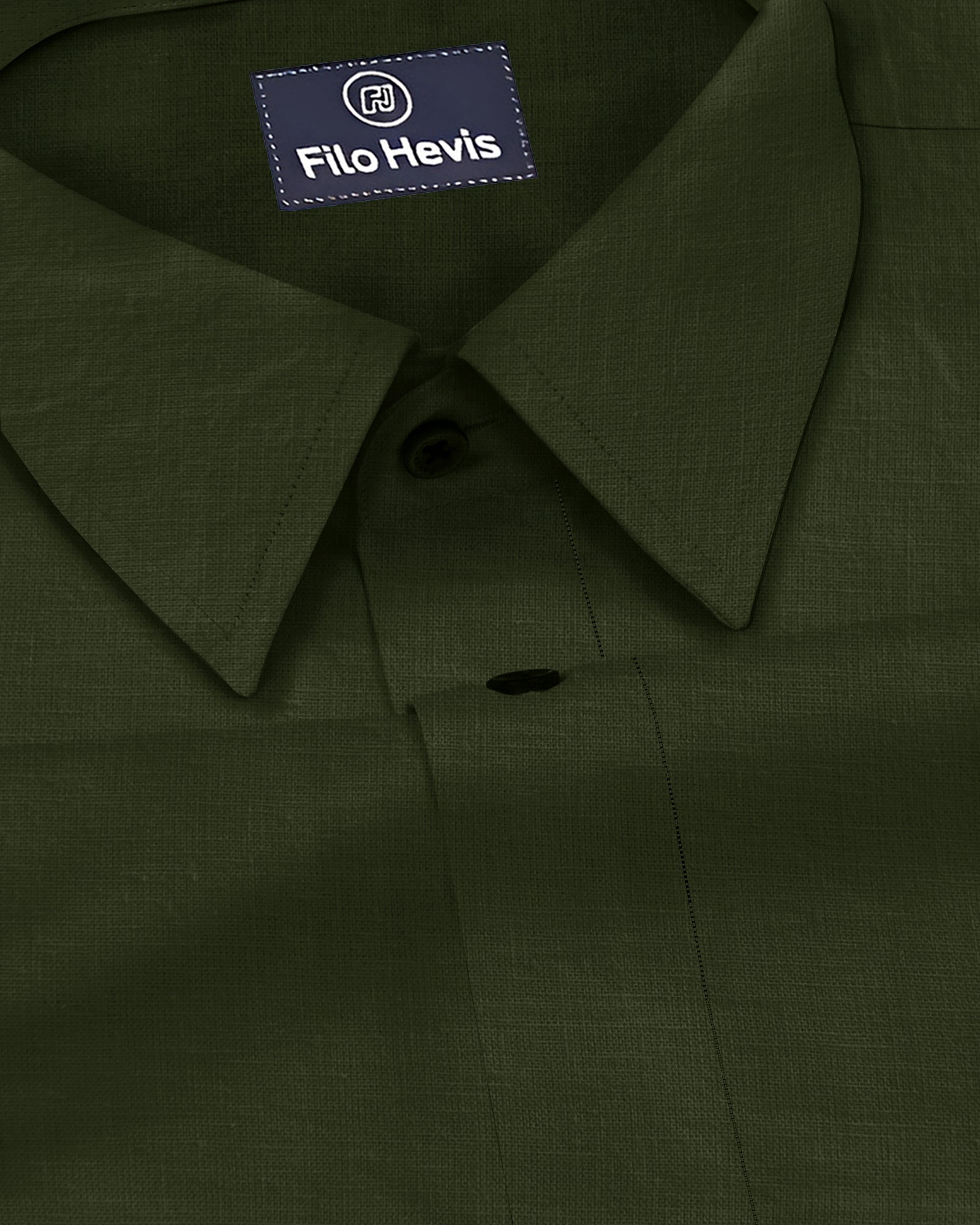 Men's Pure Linen Casual Shirt - Light Mehndi