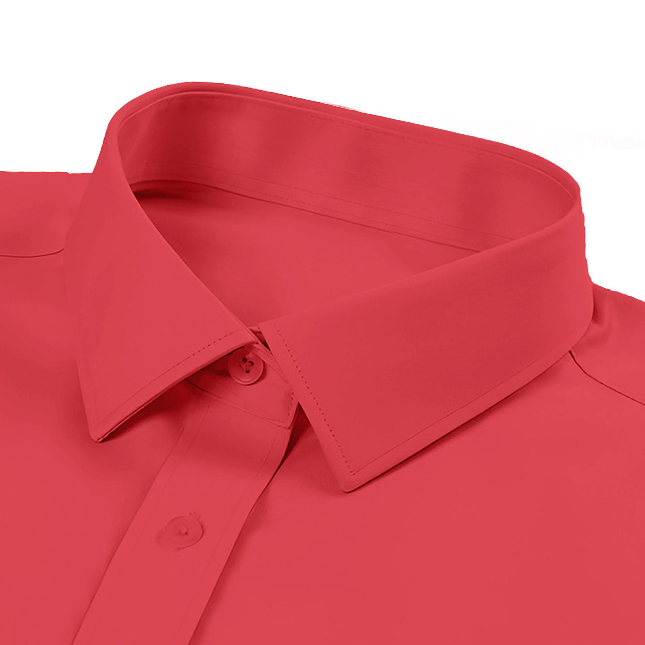 MENS FORMAL REGULAR FIT FULL SLEEVE SHIRT- LIGHT TOMATO