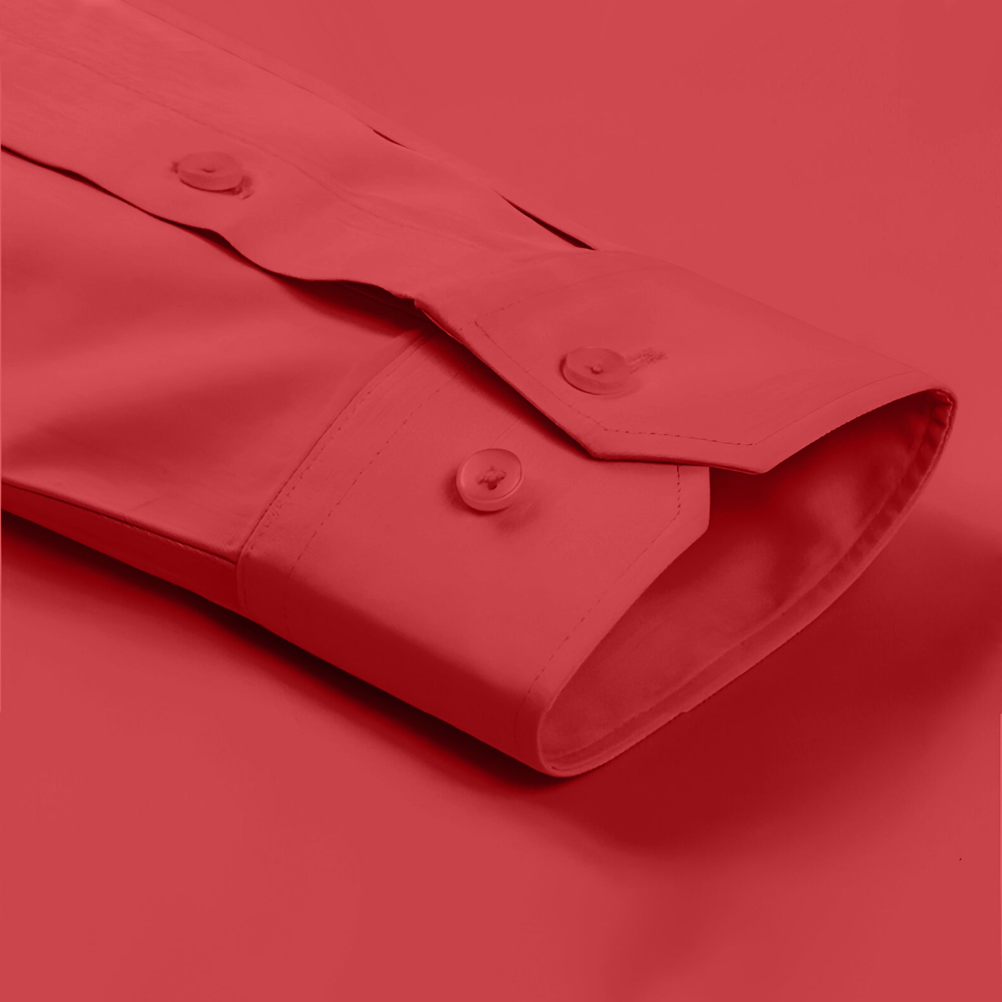Men's Formal Regular Fit Cotton Full Sleeve Shirt- LIGHT TOMATO