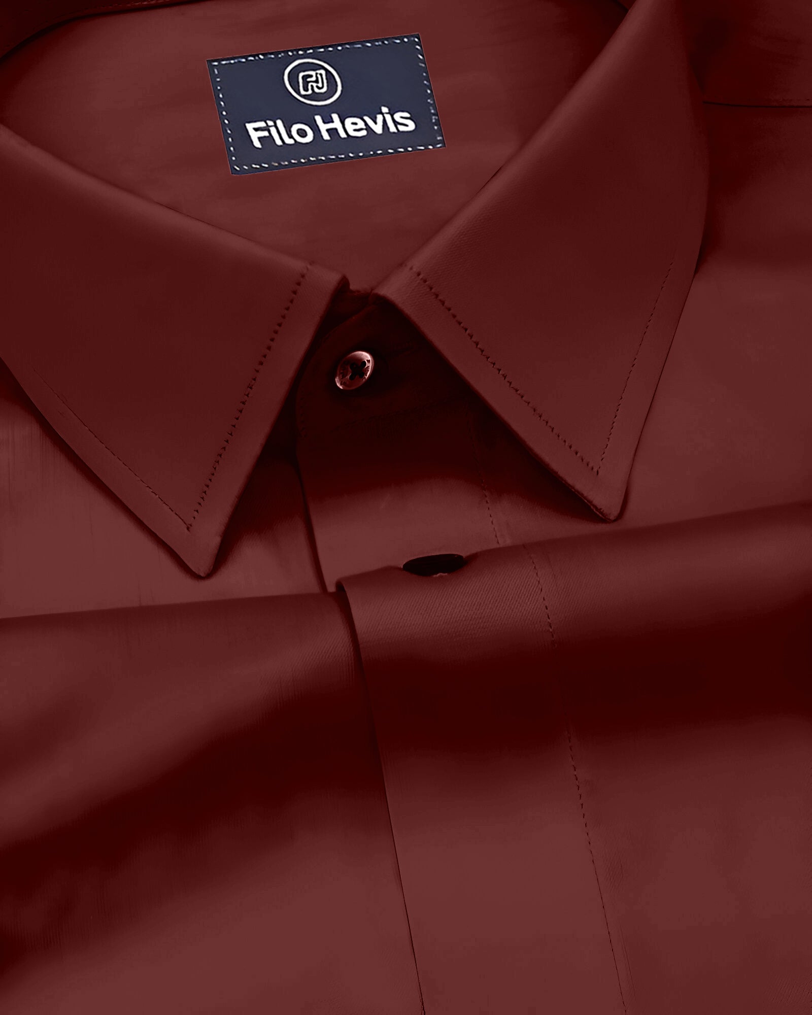 Single Pocket Formal Shirts - Maroon