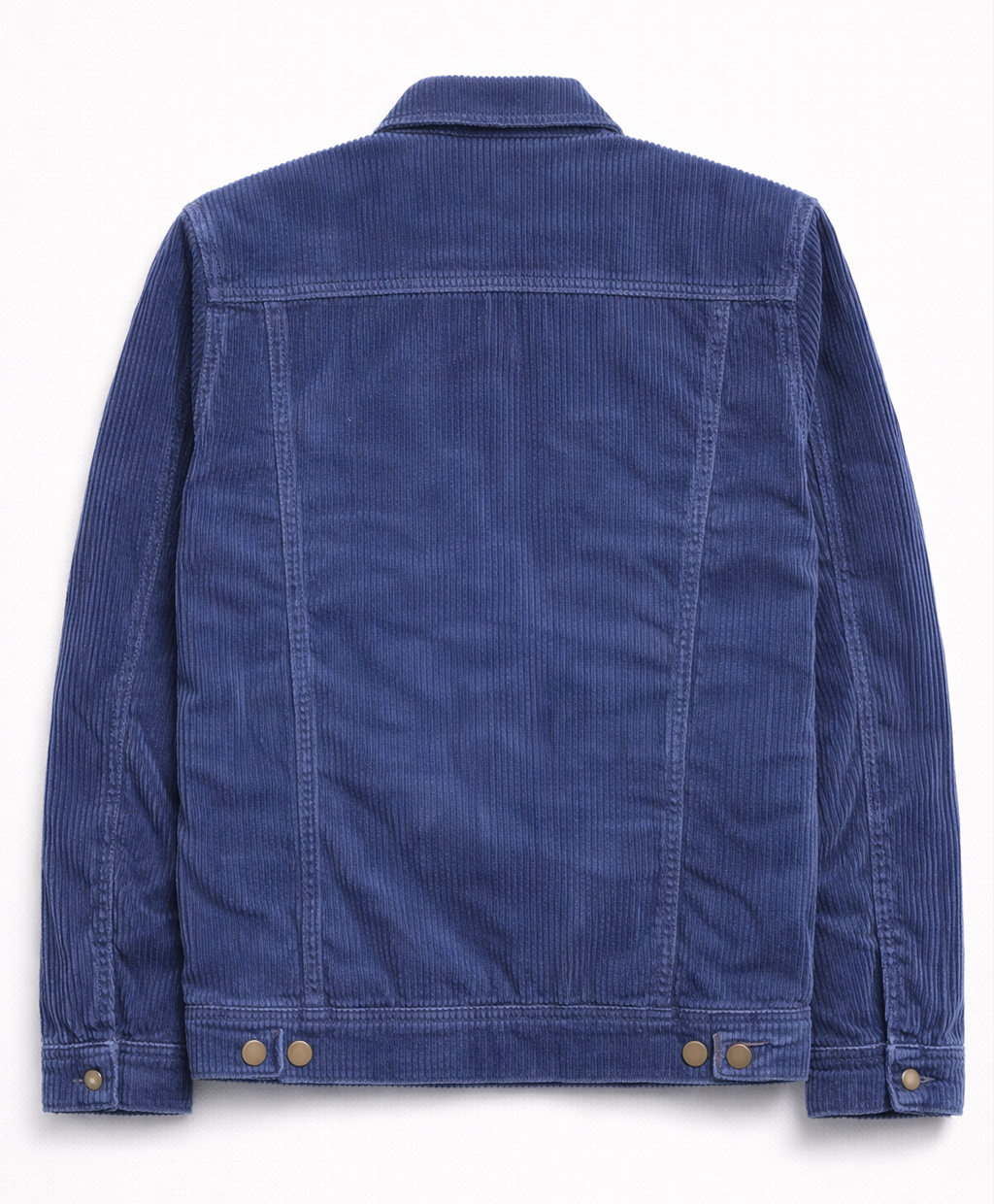 Men’s Denim Blue Corduroy Trucker Jacket